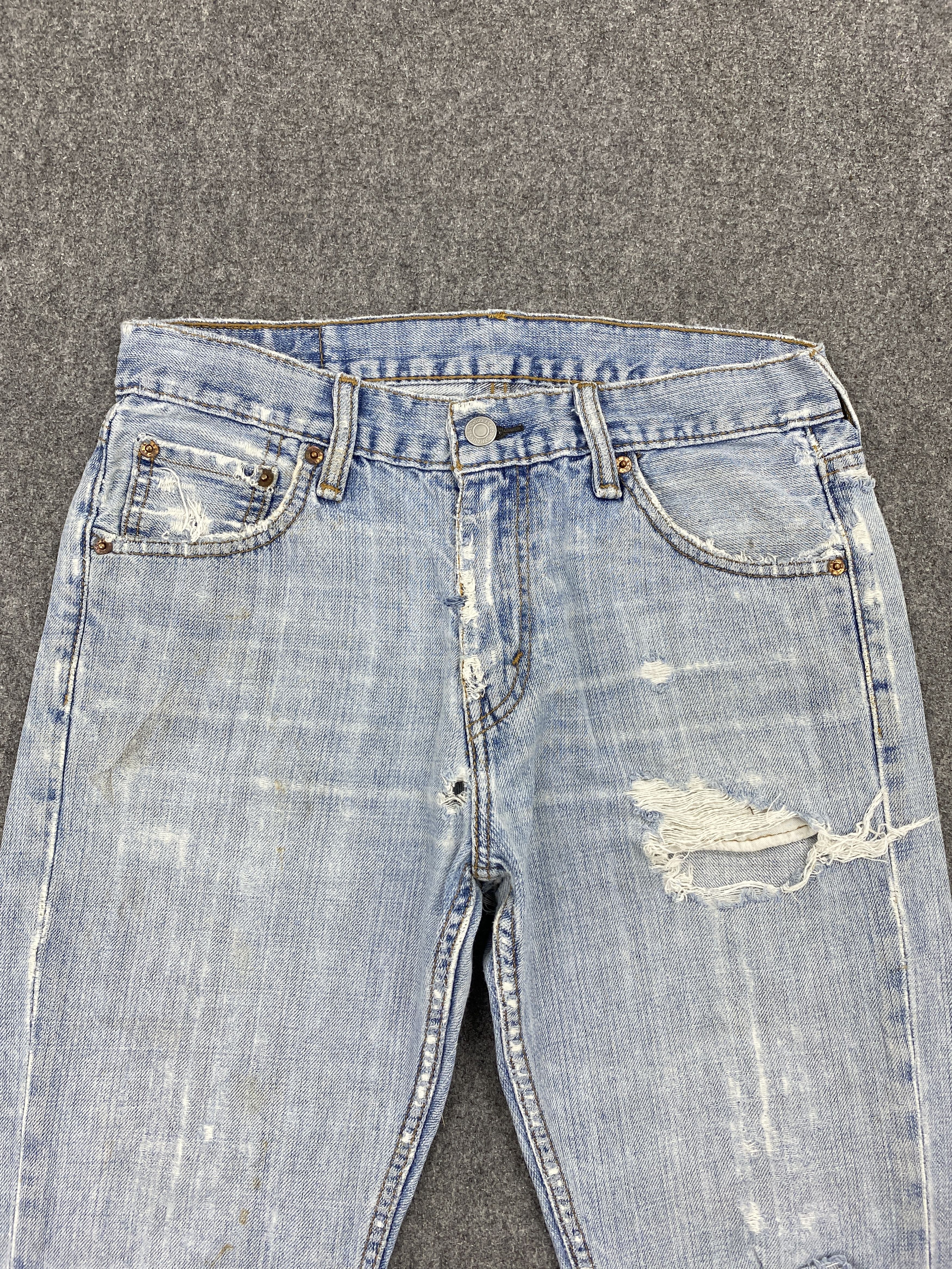 Levi's Distressed Vintage Levis 527 Flared Bootcut Denim DP2707 Size US 28 / EU 44 - 2 Thumbnail