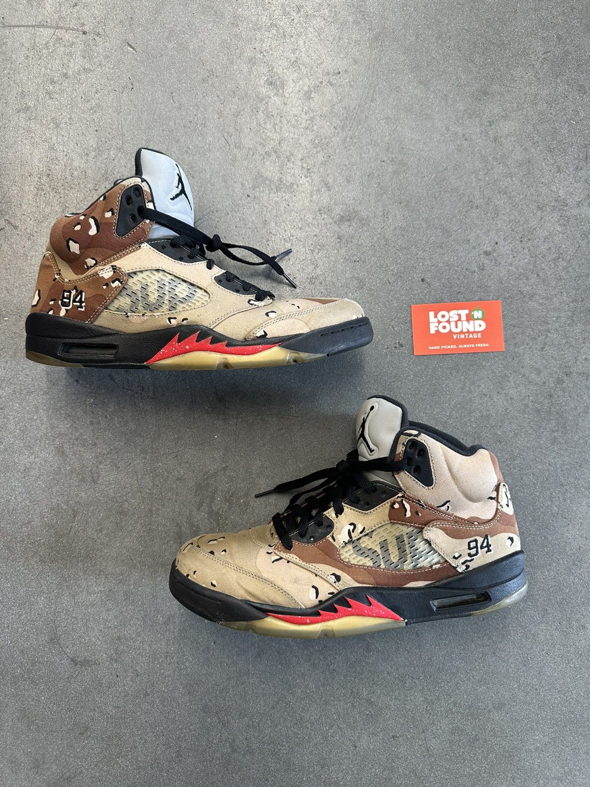 Supreme 2015 Jordan 5 Retro x Supreme Desert Camo Grailed