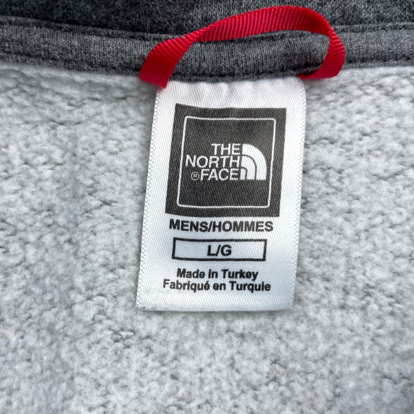 The North Face The North Face Men's 1/4 Zip Fleece Lined Pullover Gray Large Size US L / EU 52-54 / 3 - 3 Thumbnail