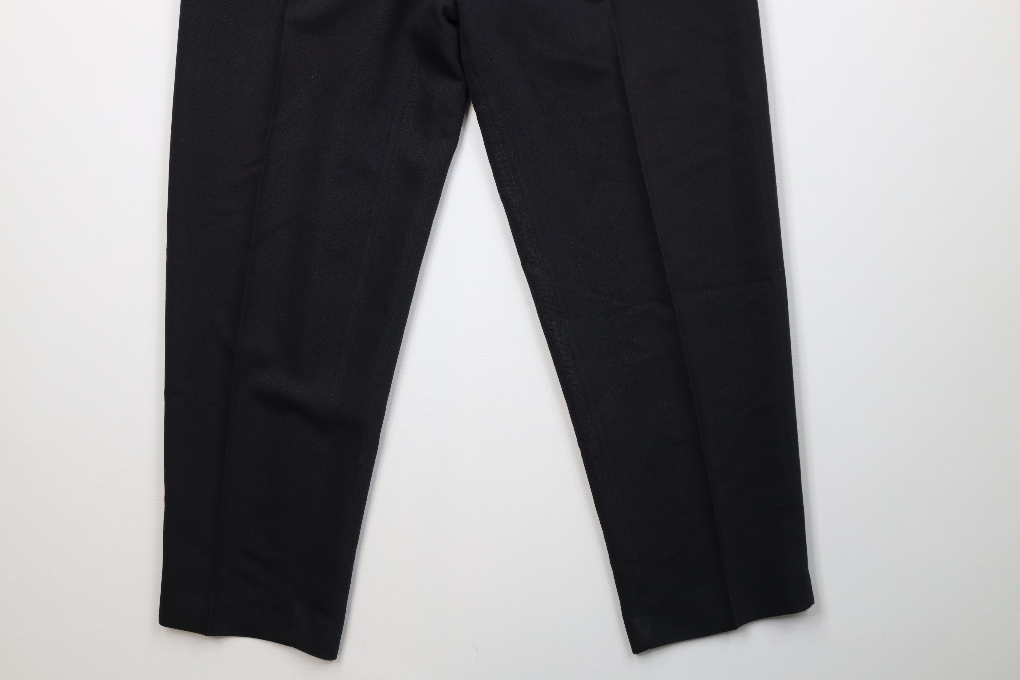 Vintage Vintage 90s Streetwear Gabardine Blend Chino Pants Black USA Size US 30 / EU 46 - 4 Thumbnail