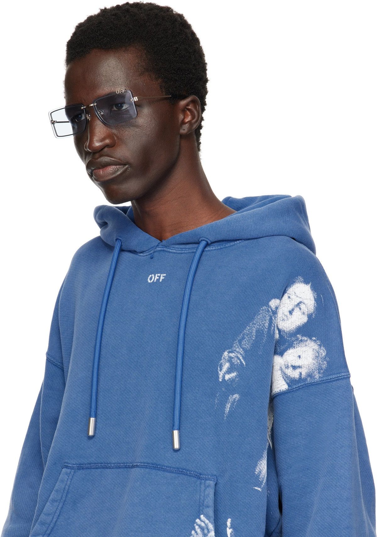 Off-White Off-White TAMPA Men Sunglasses OERI13N 7640 NEW AUTHENTIC Size ONE SIZE - 13 Thumbnail