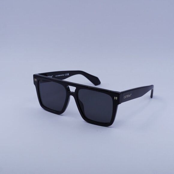 Off-White Off-White OERI133 SPRINGFIELD 1307 Sunglasses Black Square Size ONE SIZE - 1 Thumbnail