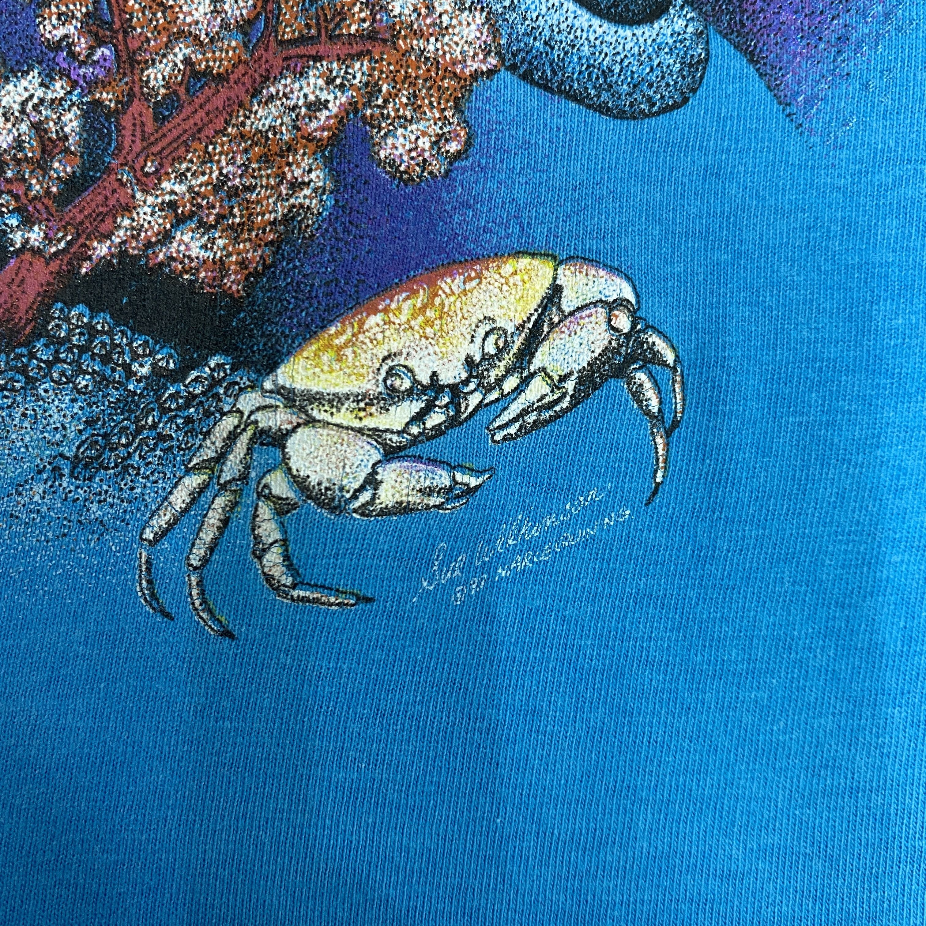Vintage Vintage Tropical Reef Exotic Ocean Sea Coral TShirt - J014 Size US M / EU 48-50 / 2 - 4 Thumbnail