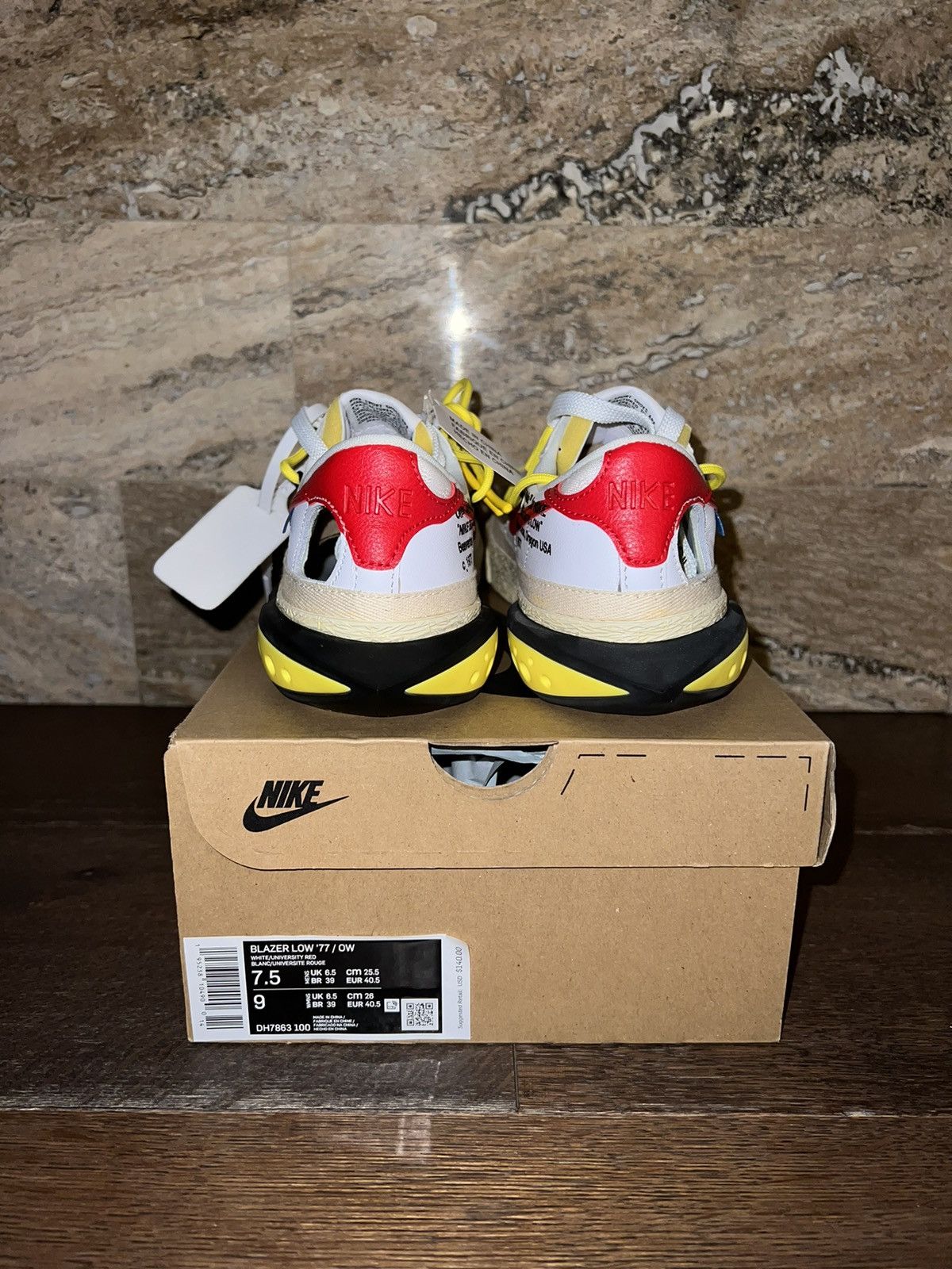 Nike Blazer Low Off-White University Red