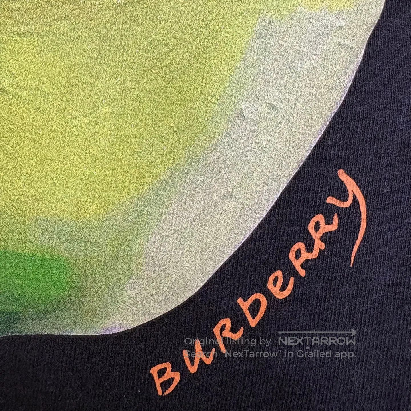 Burberry Burberry Graffiti LOGO with large pear print t-shitrt Size US XL / EU 56 / 4 - 7 Thumbnail