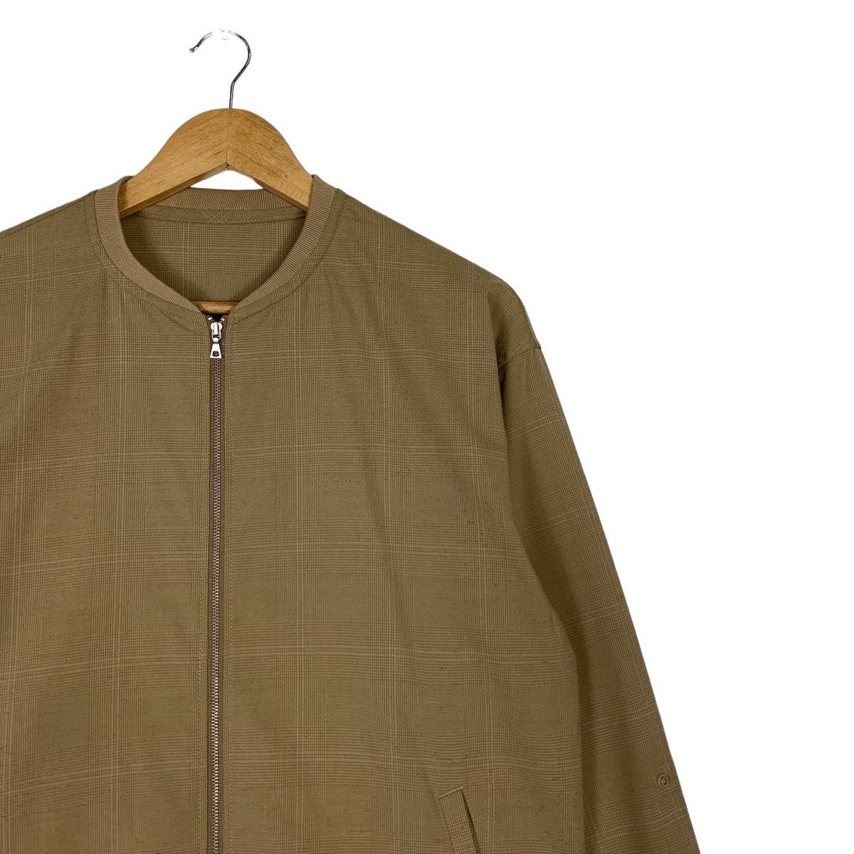 Japanese Brand 6 RAGEBLUE Checked Brown Bomber Jacket #1159-C53 Size US S / EU 44-46 / 1 - 5 Thumbnail