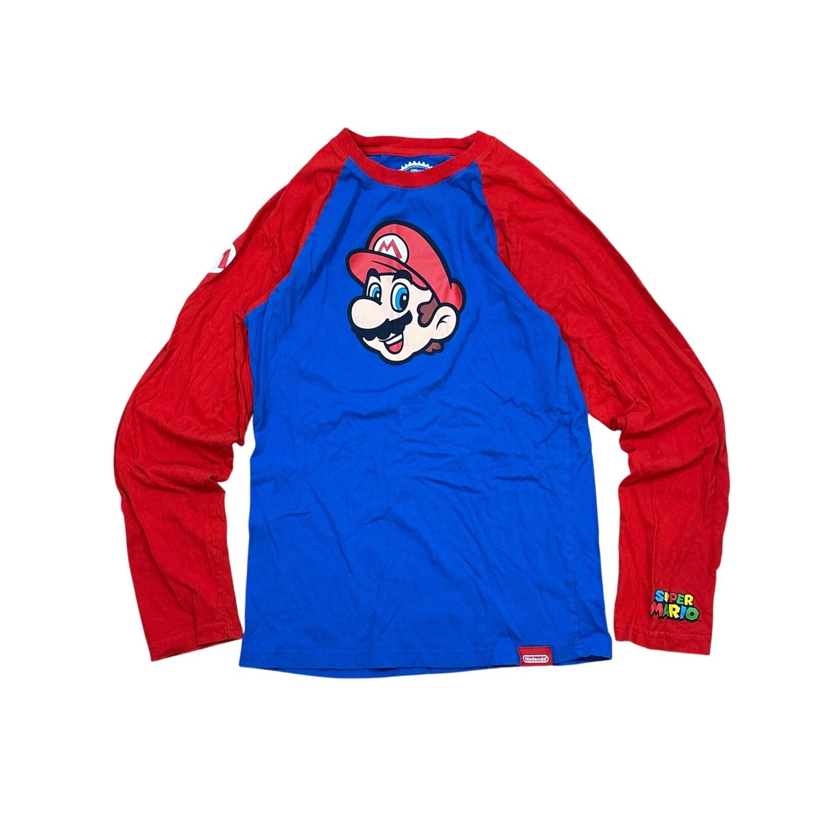Nintendo Super Mario official Nintendo long sleeve shirt Small Size US S / EU 44-46 / 1 - 1 Thumbnail