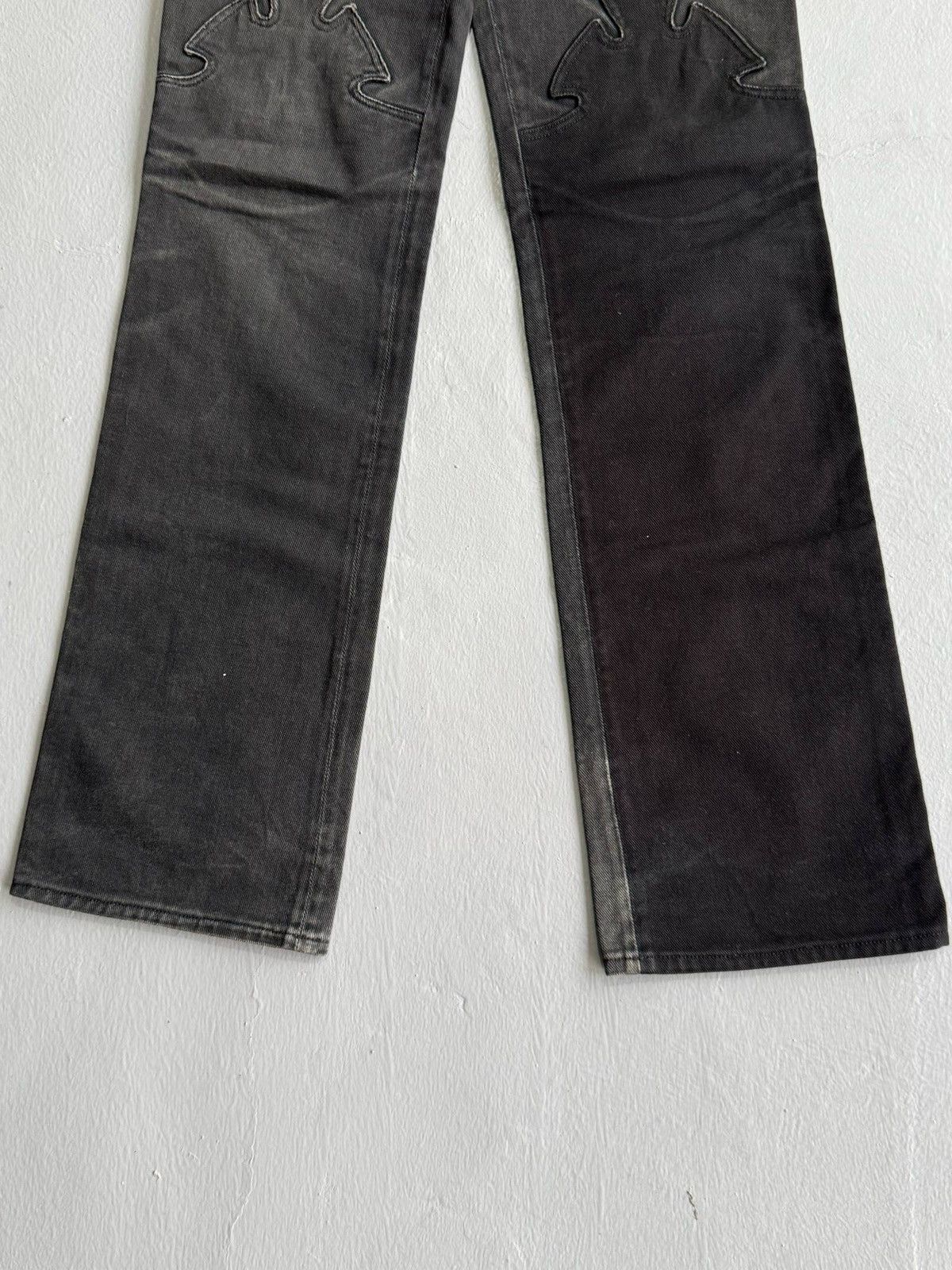 Chrome Hearts Vintage Chrome Hearts Fleur Knee Denim Flared Pants Size 28" / US 6 / IT 42 - 5 Thumbnail