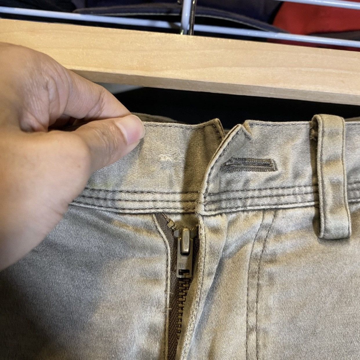 Tete Homme TETE HOMME DOUBLE KNEE CARGO PANTS Size US 29 - 8 Thumbnail