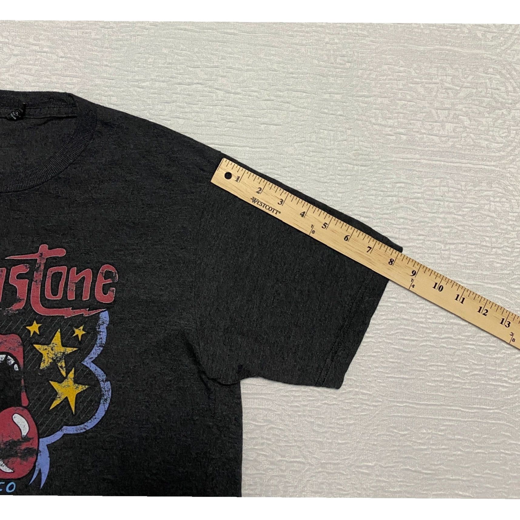 Tultex VINTAGE Touchstone 1996 Mason Ohio Graphic T-Shirt M Concert Band Tee Hot Lips Logo Band Mens Black Short Sleeve Crew Neck Tultex Shirt Size US M / EU 48-50 / 2 - 7 Thumbnail