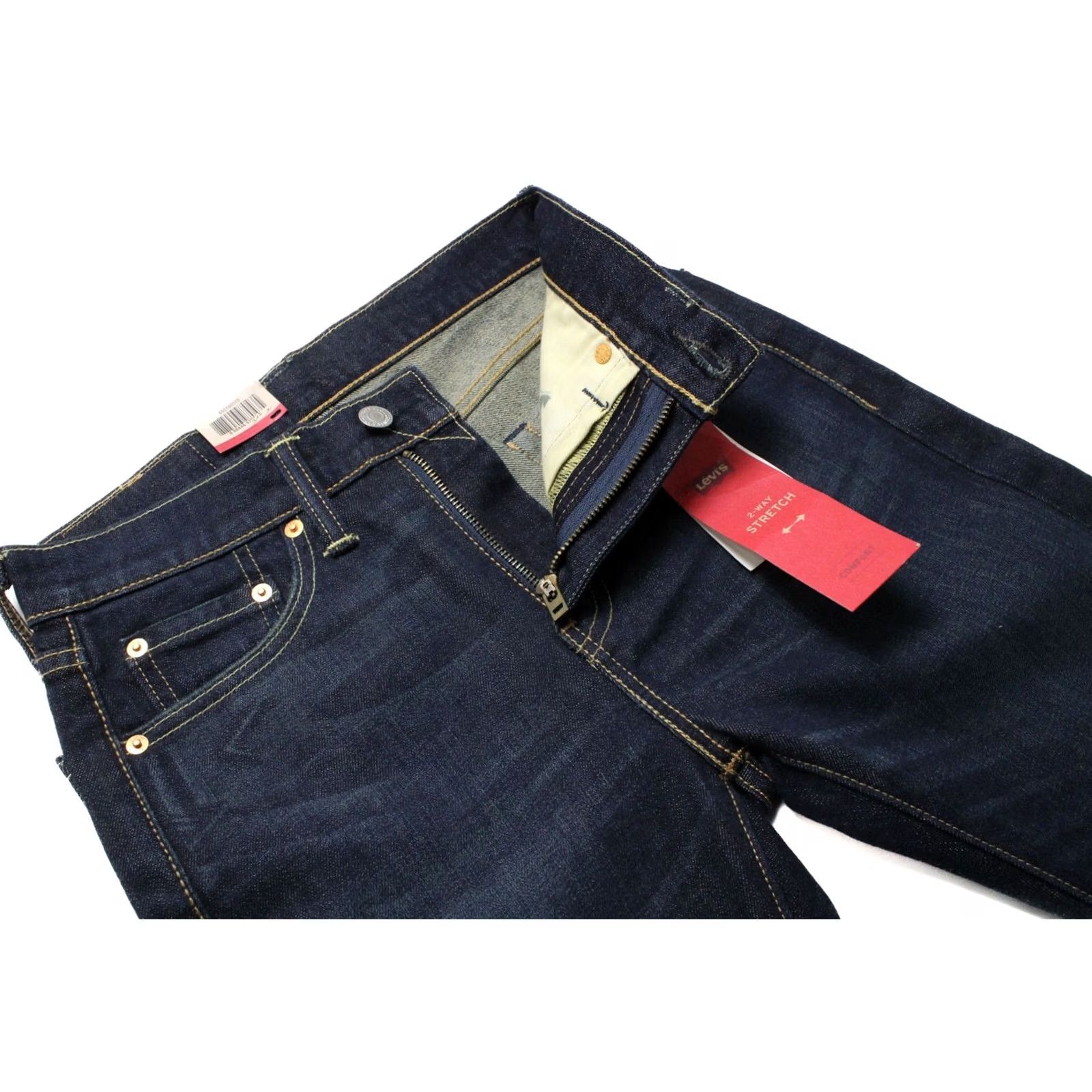Levi's Levi's 510 Skinny Fit Comfort Men's Jeans Dark W27 L30 Zip Size US 27 - 4 Thumbnail