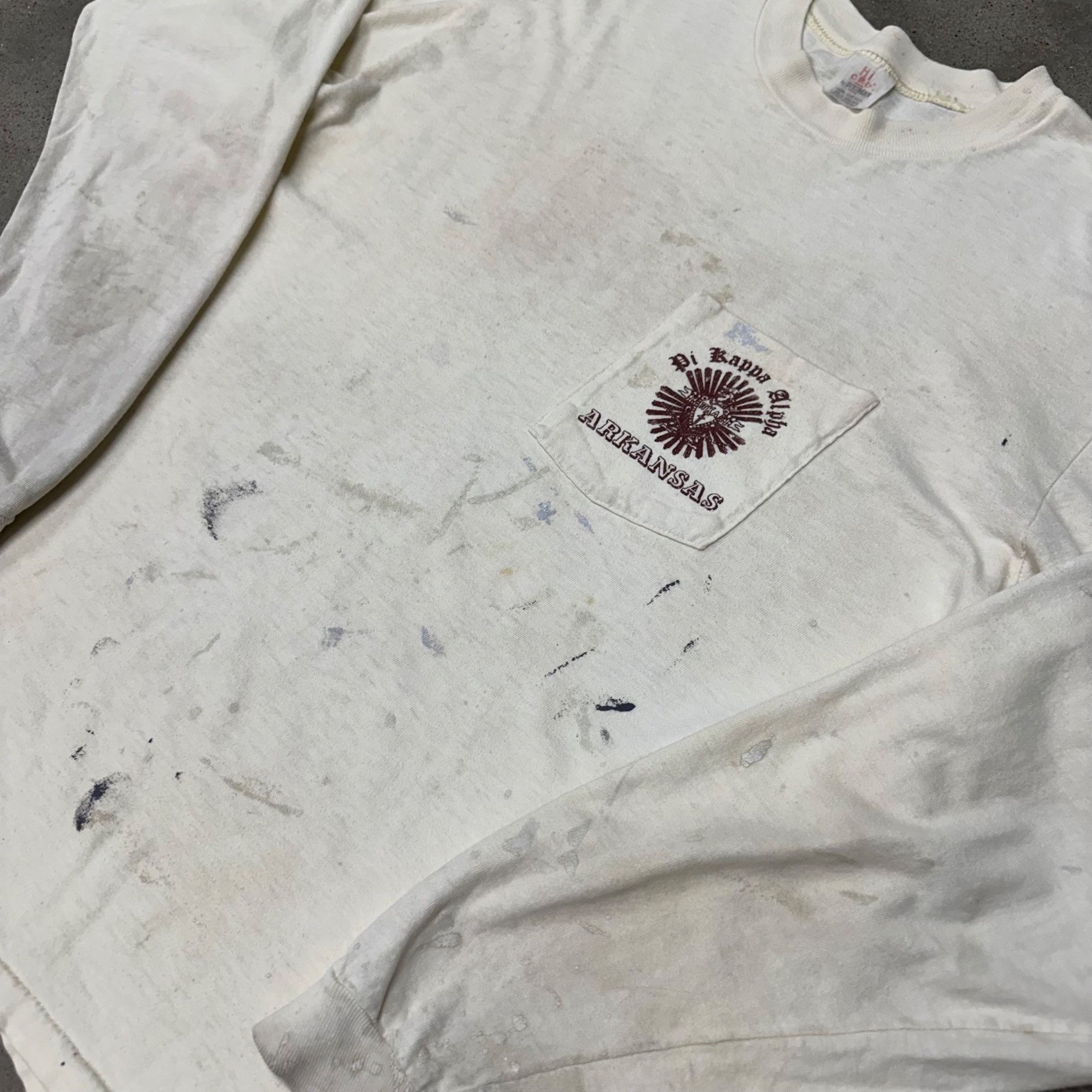Vintage Vintage 1982 Arkansas Pi Kappa Alpha Riverboat Fraternity Sh Size US M / EU 48-50 / 2 - 3 Thumbnail