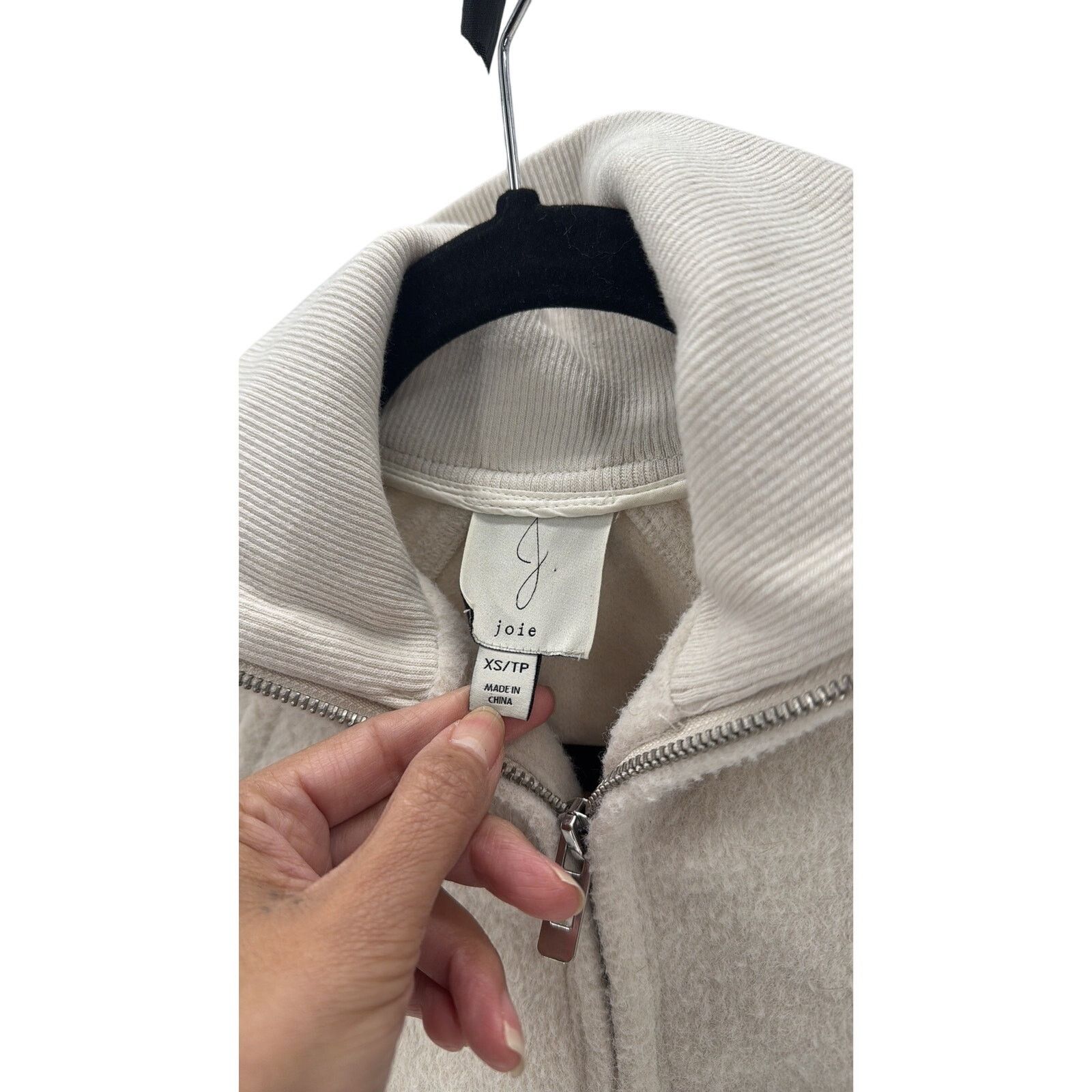 Joie Joie Premium Fleece Bomber jacket Pockets Full Zip size XS Size XS / US 0-2 / IT 36-38 - 3 Thumbnail