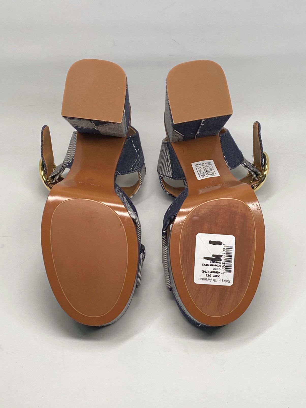 See by Chloe See by Chloe Joei Patchwork Denim Platform Sandals size 39 Size US 9 / IT 39 - 14 Thumbnail