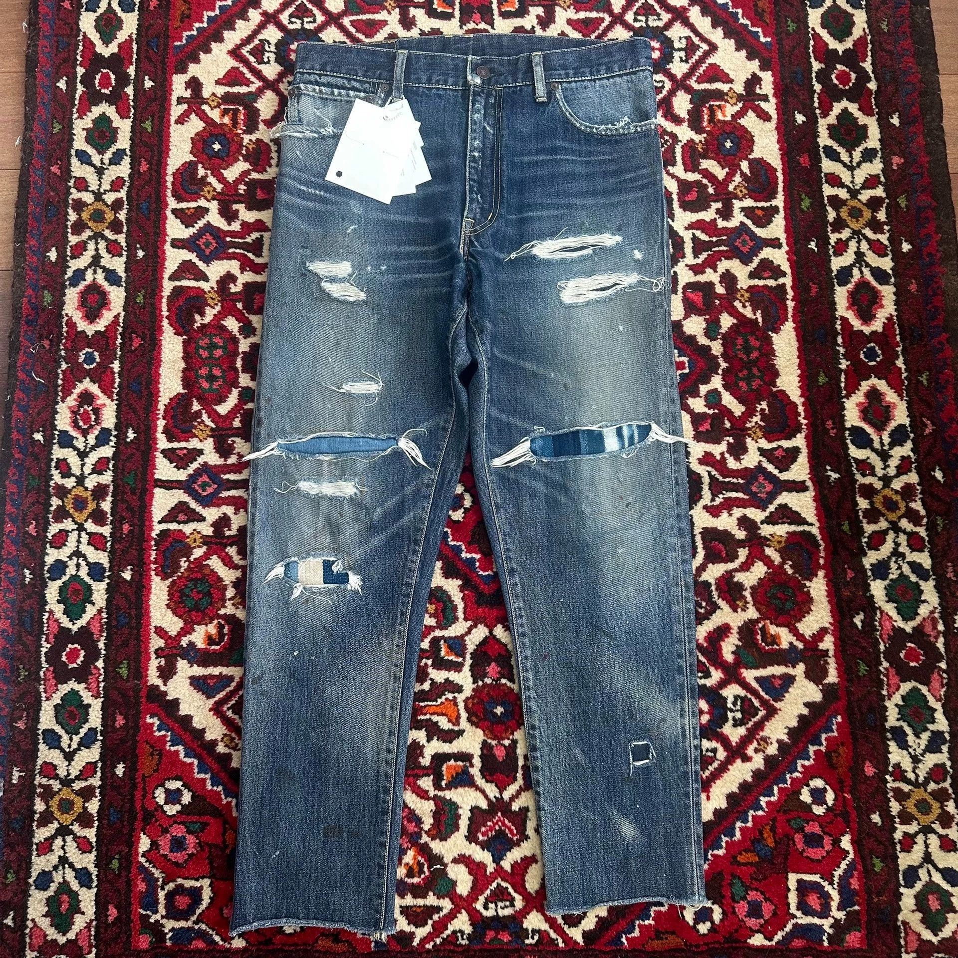 Visvim Visvim 21aw journeyman destroys jeans. Size US 30 / EU 46 - 1 Thumbnail