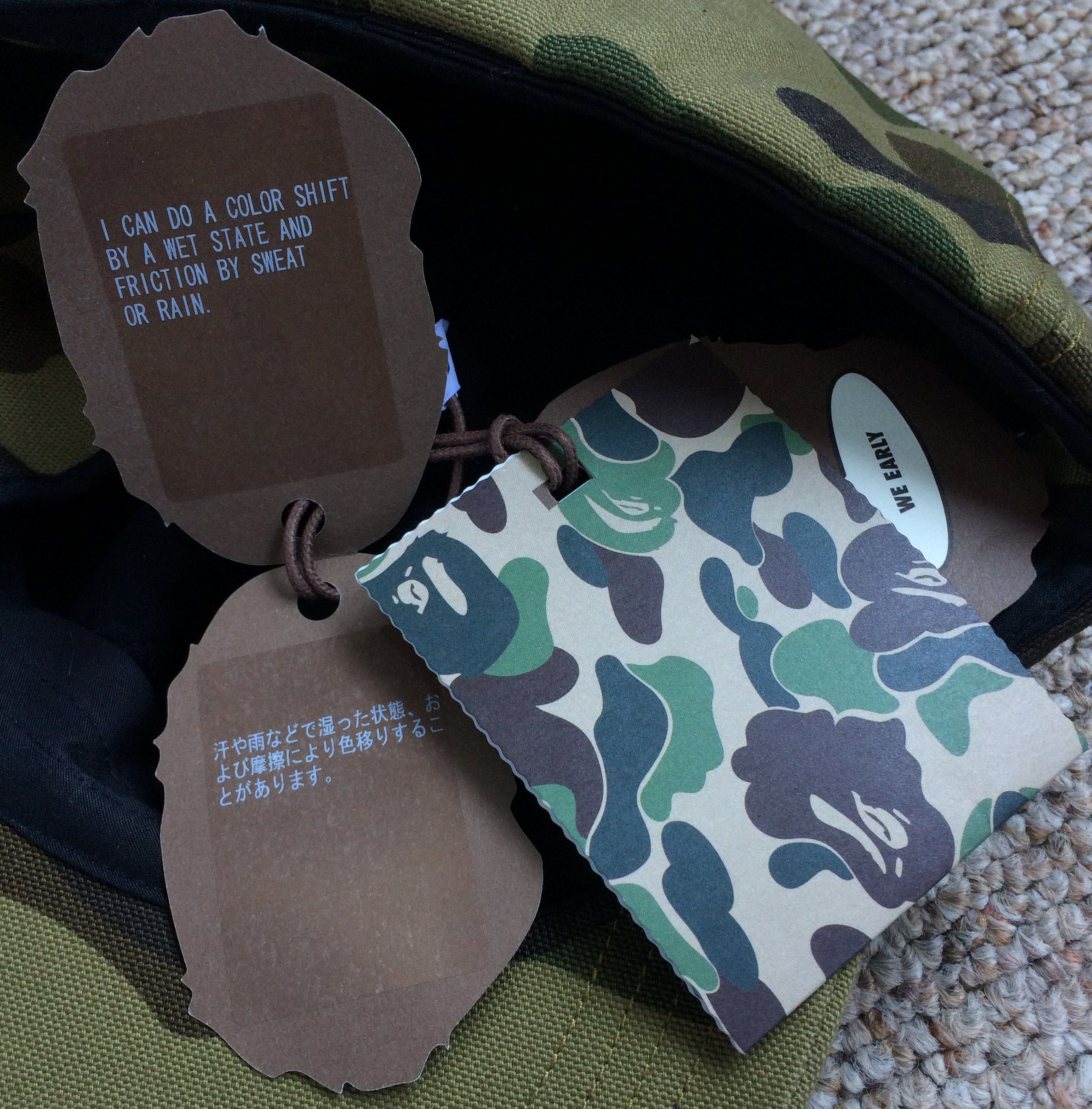 Bape × Carhartt NEW F/W 2006 Bape x Carhartt Winter Hat Size ONE SIZE - 13 Thumbnail