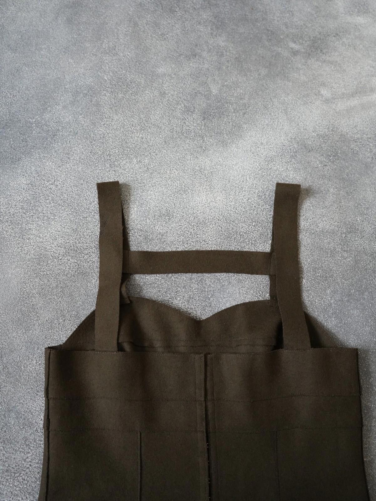 Miu Miu F/W 2006 Miu Miu Runway Wool Corset Cropped Top Size XS Size XS / US 0-2 / IT 36-38 - 9 Thumbnail