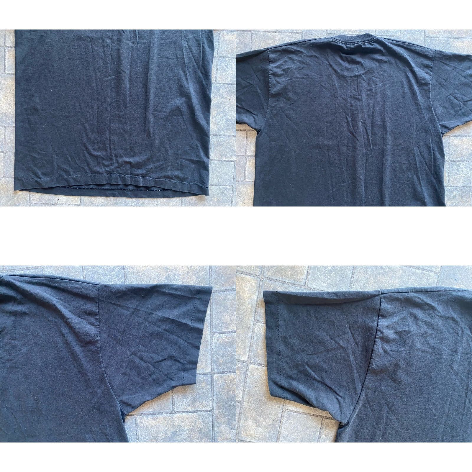 Fruit Of The Loom VINTAGE Fruit of the Loom T-Shirt Mens XL Black 1990s 90s Made In USA Short Sleeve Size US XL / EU 56 / 4 - 9 Thumbnail