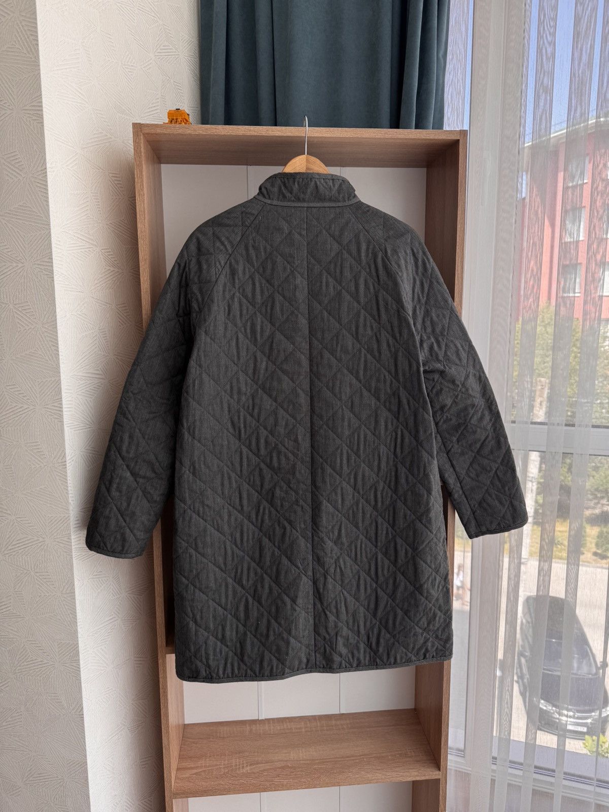 Vintage Vintage Oska Grey Wool Luxury Double Zip Quilted Jacket Size S / US 4 / IT 40 - 9 Thumbnail