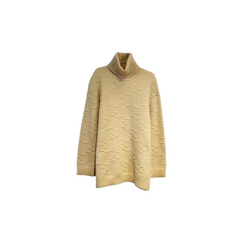Fendi Fendi Brown Knit Long Sleeve Sweater 0089 Size XS / US 0-2 / IT 36-38 - 1 Thumbnail