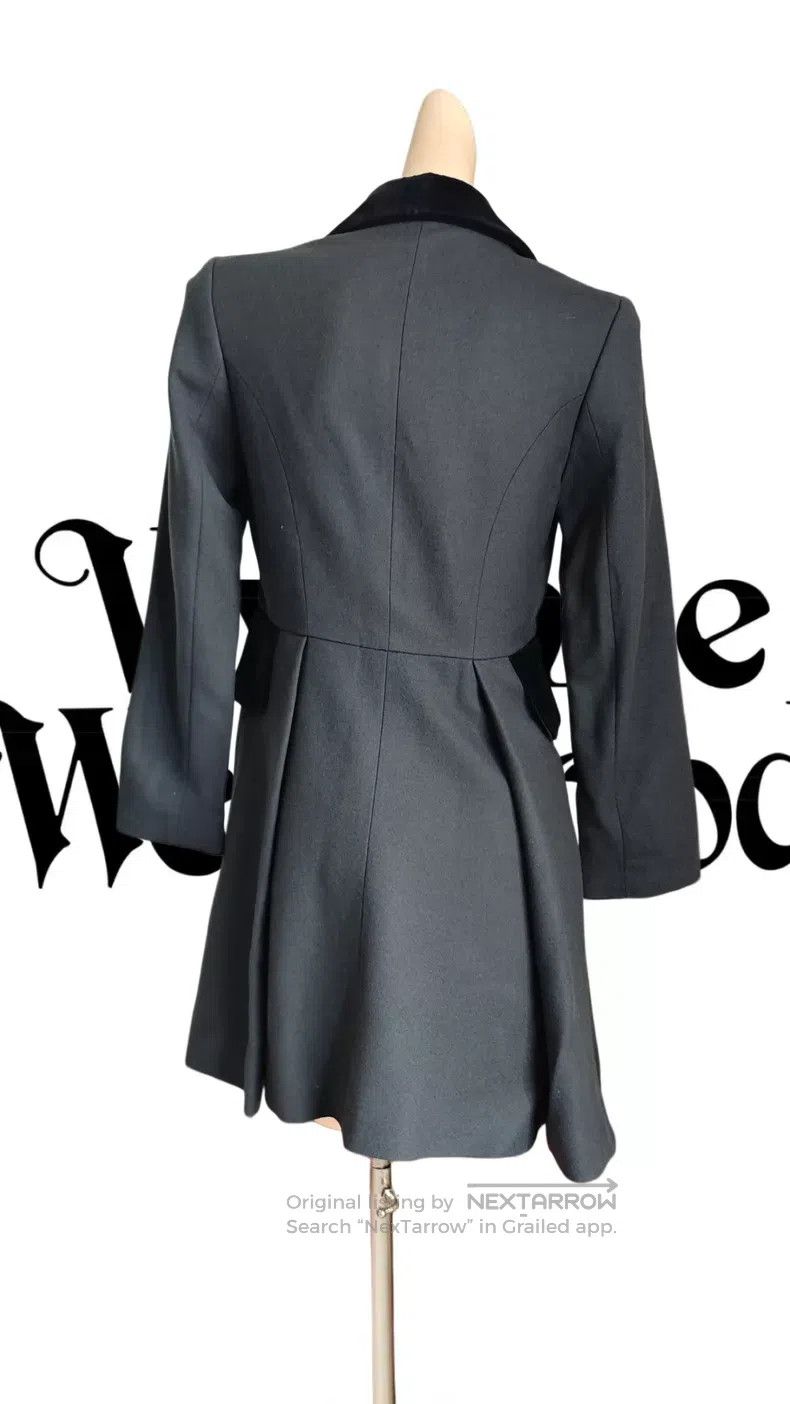 Vivienne Westwood Vivienne Westwood Velvet Collar Deep Gray Wool Coat Size M / US 6-8 / IT 42-44 - 4 Thumbnail