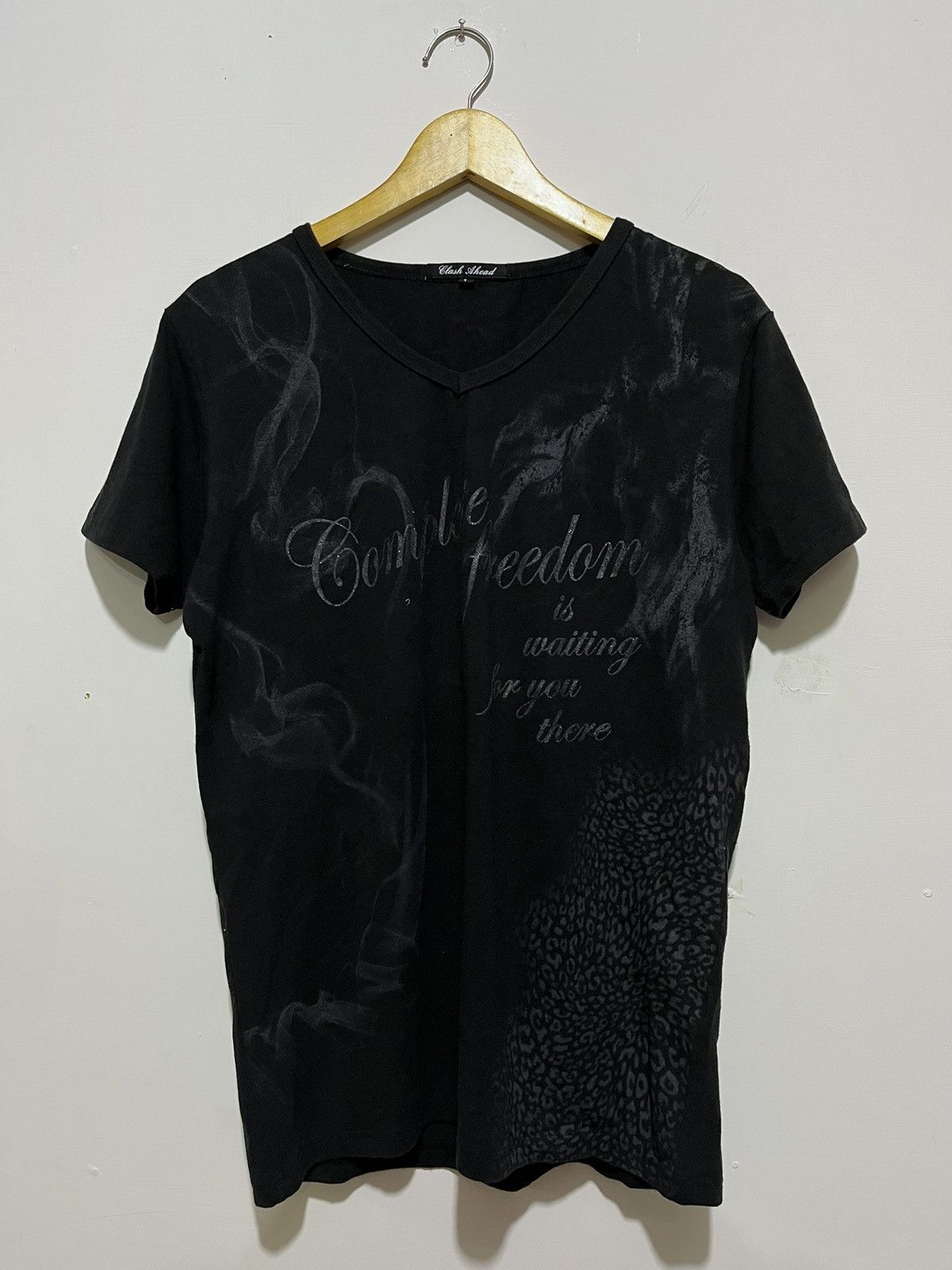 image of Clash Ahead Poem Tee in Black, Men's (Size Medium)