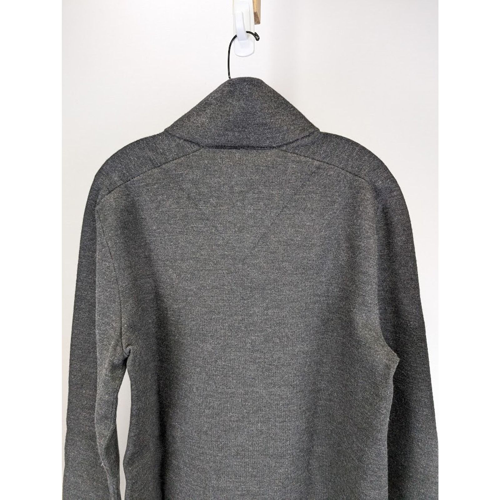 Bottega Veneta o1rshd1 Lightweight Merino Double Pullover in Charcoal/Black Size US M / EU 48-50 / 2 - 12 Thumbnail