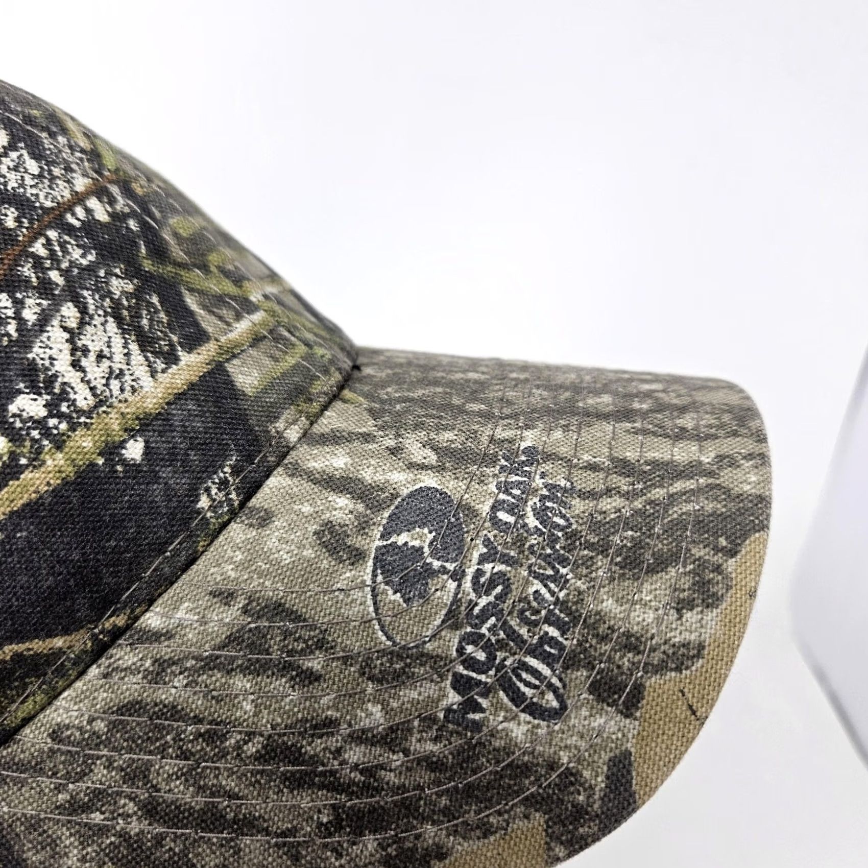 Vintage Mossy Oak Hat Cap Strap Back Green Brown Camo Obsession Hunting Mens One Size Size ONE SIZE - 4 Thumbnail