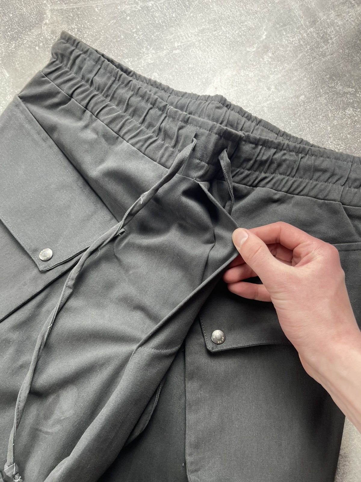 Other Avant Garde BKCS Cargo Jogger Pants Asfalto Black Size S Size US 29 - 7 Thumbnail