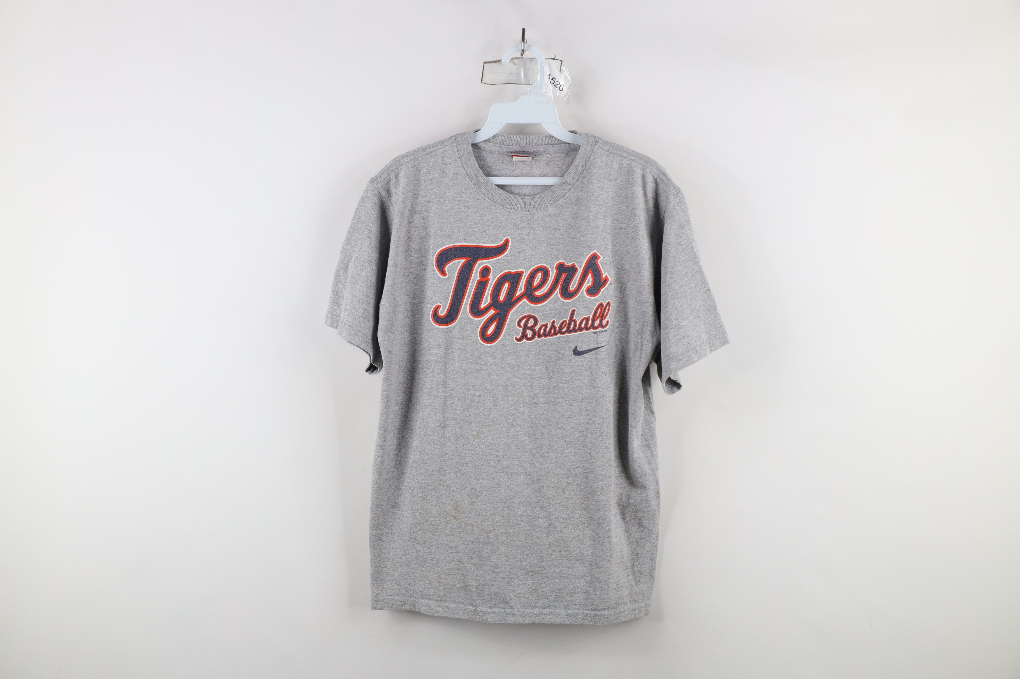Nike × Vintage Y2K Nike Scott Mini Swoosh Detroit Tigers Baseball T-Shirt Size US S / EU 44-46 / 1 - 1 Thumbnail