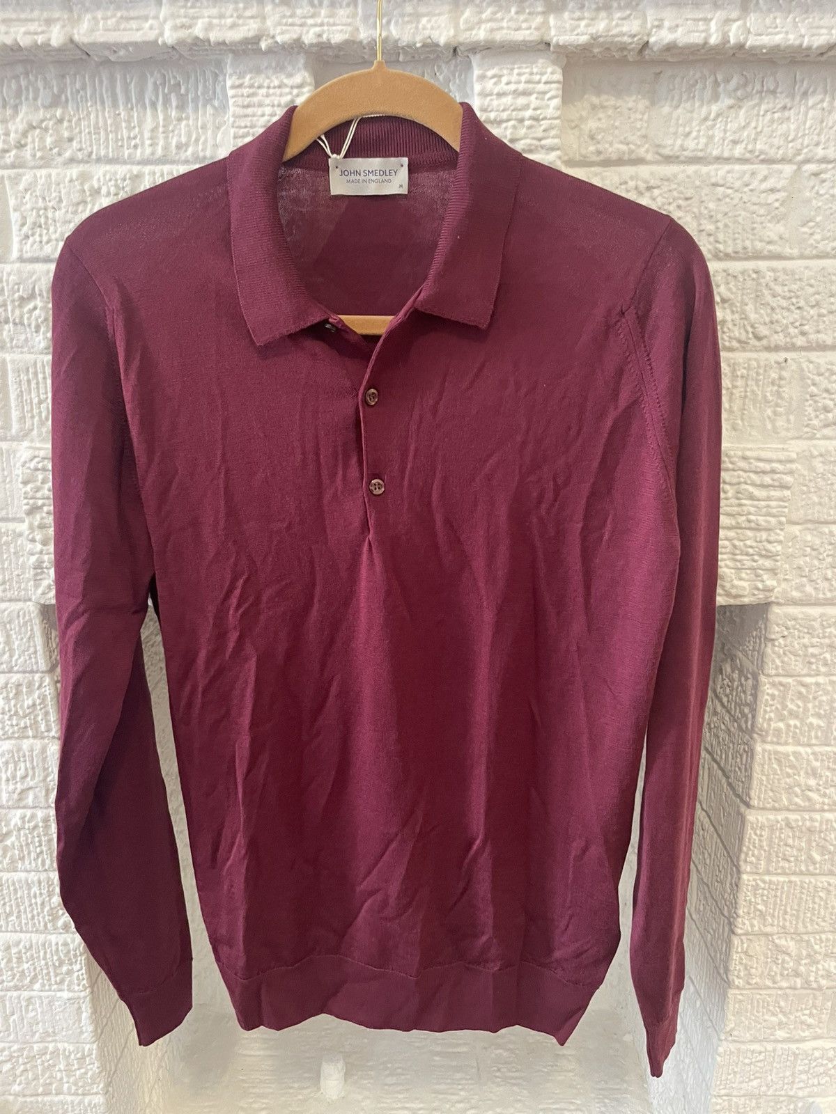 John Smedley John Smedley Belper knitted polo Size US M / EU 48-50 / 2 - 2 Thumbnail