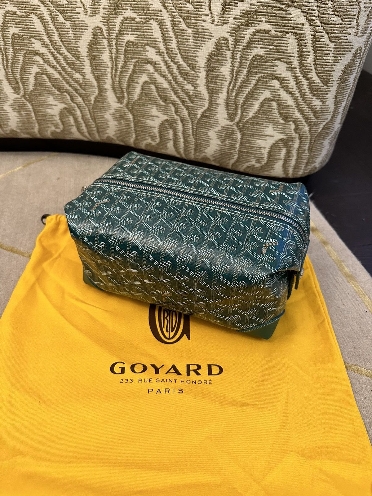 Goyard Boeing 25 Toilet Bag Yellow