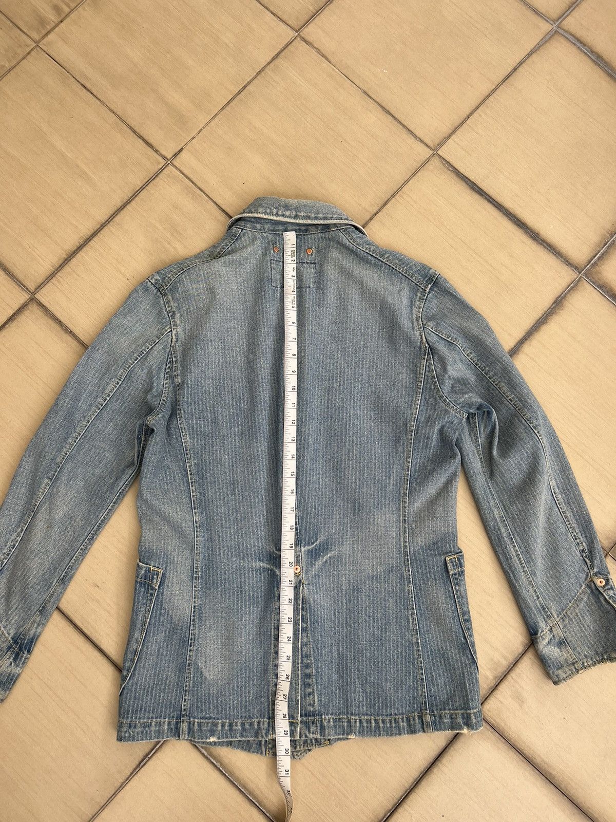 Levi's Vintage 2004 Levi’s Redloop Fade Blue HBT Denim Chore Jacket Size US M / EU 48-50 / 2 - 5 Thumbnail