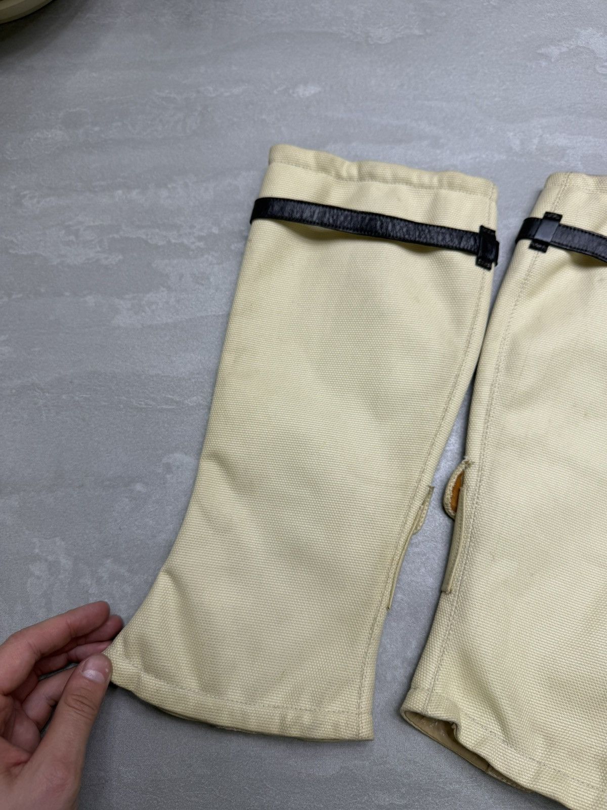 Max Mara S Max Mara beige gaiters leggings size M Size ONE SIZE - 21 Thumbnail