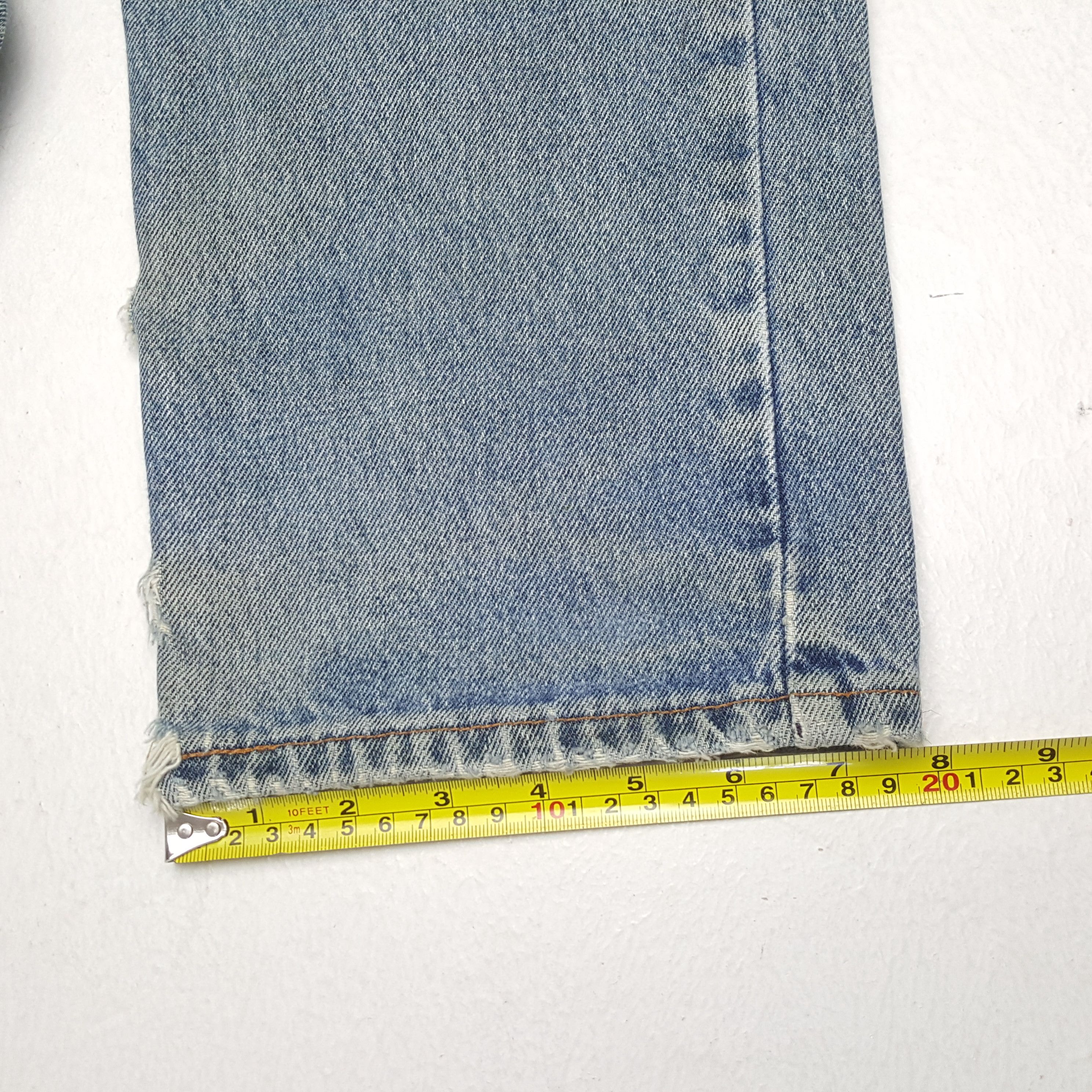 Levi's × Vintage LEVI'S Streetwear Rock Punk Style Distressed Jeans c228n19 Size US 32 / EU 48 - 11 Thumbnail