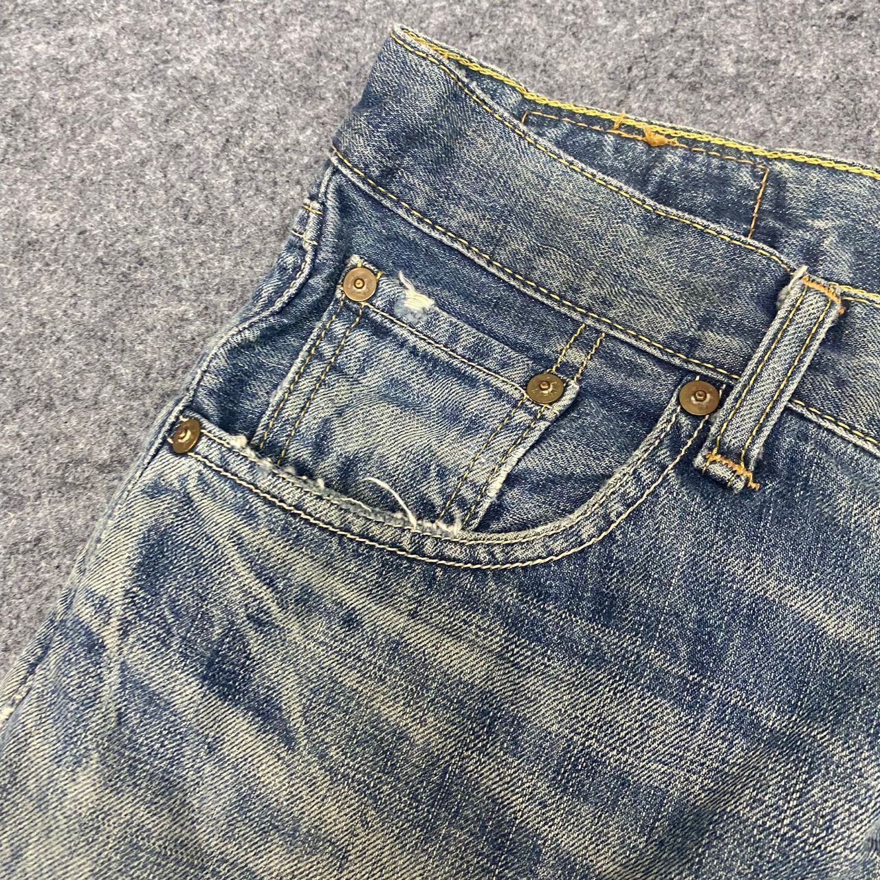 Levi's 💥Best Offer💥Vintage Levis Distressed Denim Size US 31 - 12 Thumbnail