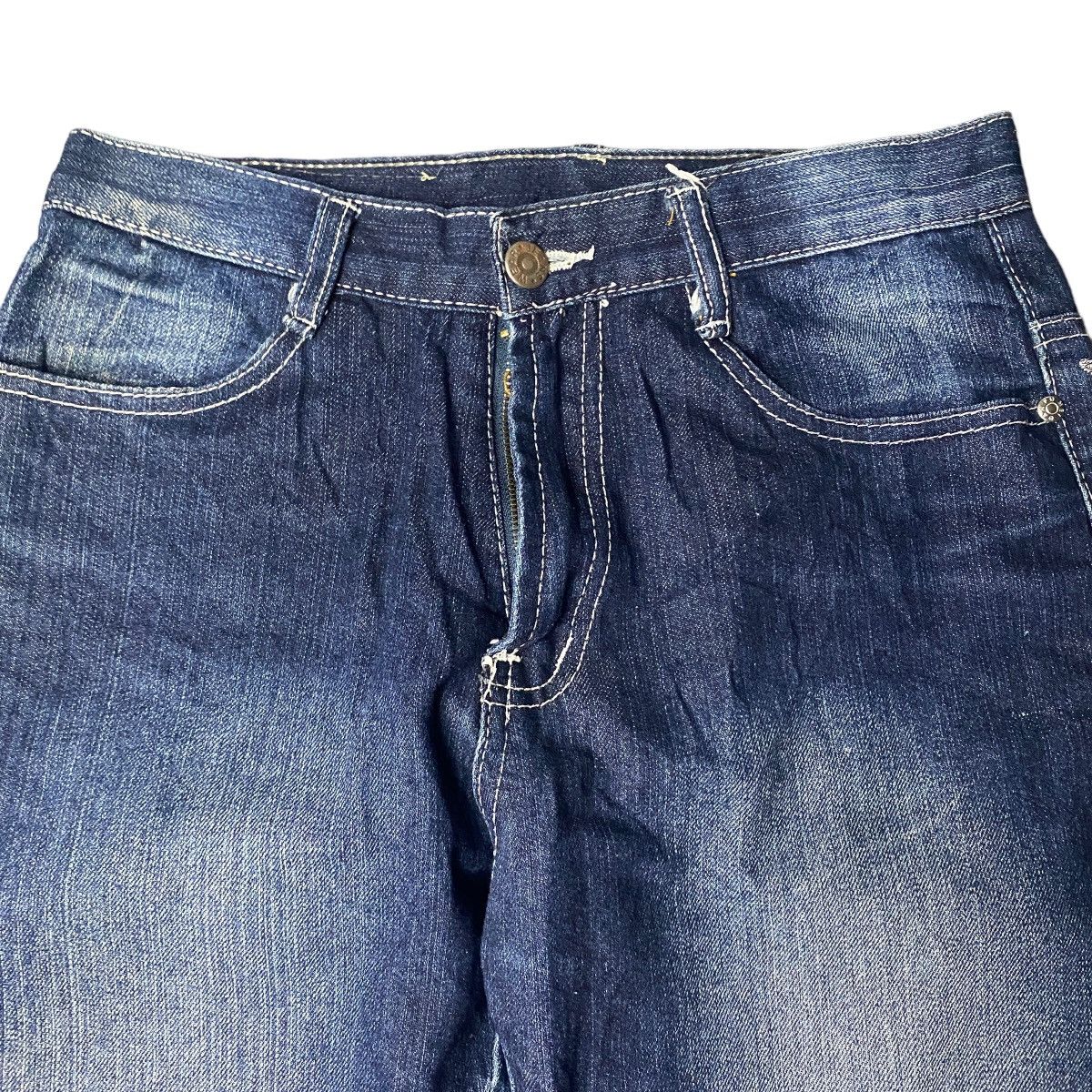 If Six Was Nine Flared Jeans Washed Skull Laced Japanese Size US 27 - 8 Thumbnail