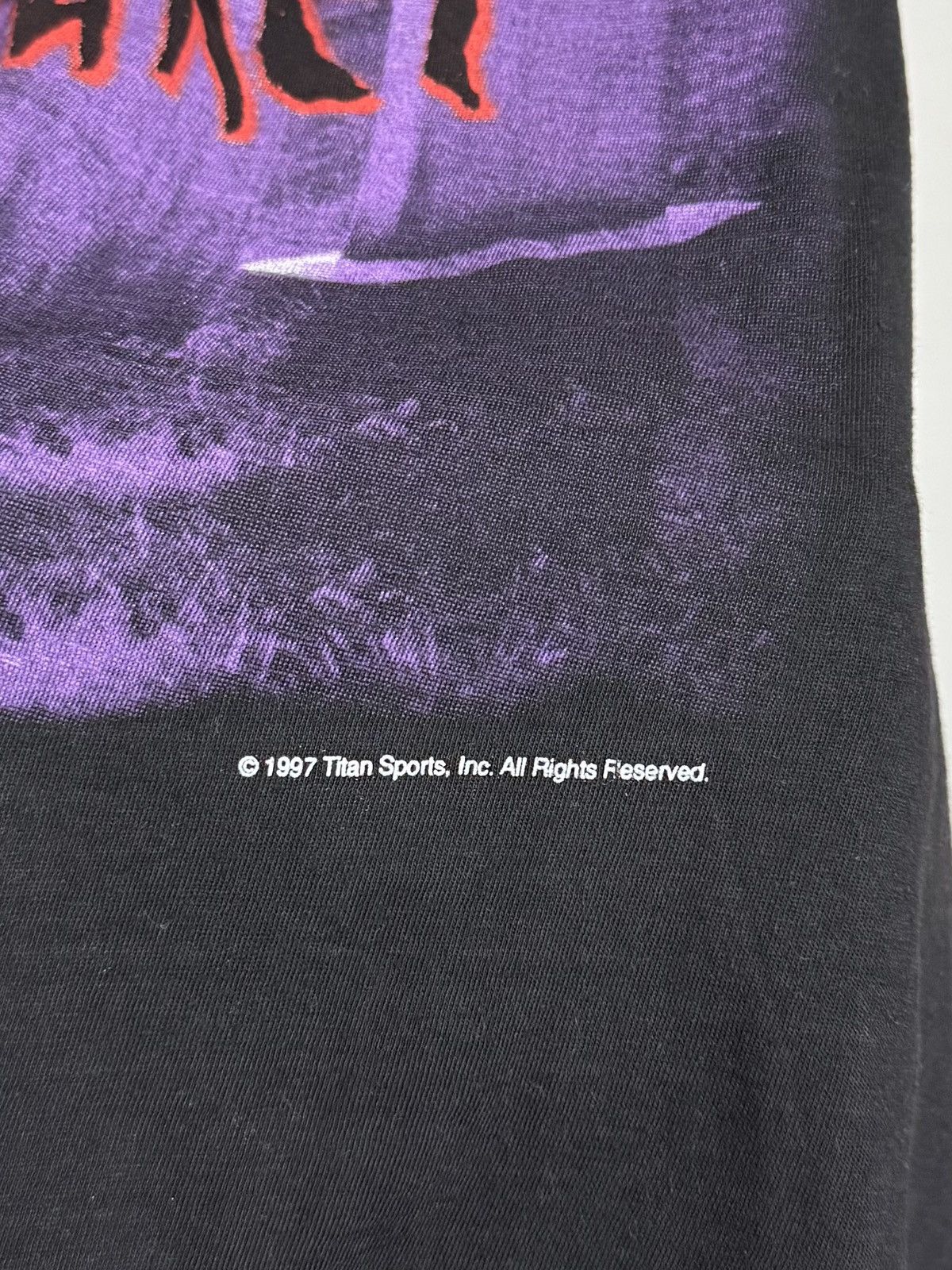Vintage Vintage WWF Undertaker Seeyou on the other side 1997 T-shirt Size US XL / EU 56 / 4 - 3 Thumbnail