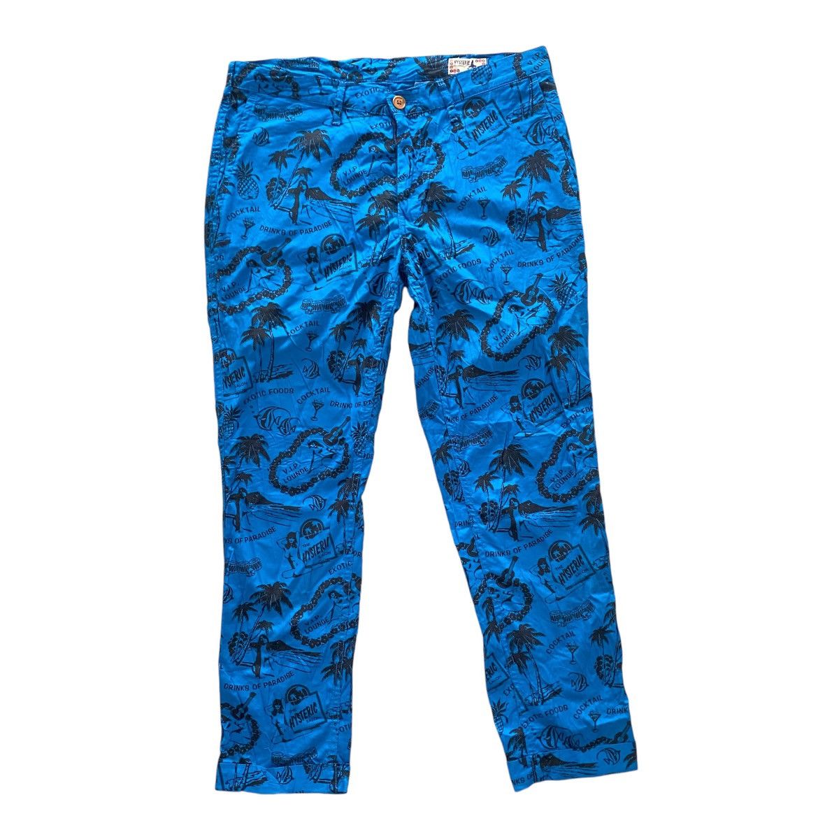 Hysteric Glamour × Japanese Brand Hysteric Glamour Full Print Pinup Hawaiian Trousers Pants Size 30" / US 8 / IT 44 - 1 Thumbnail