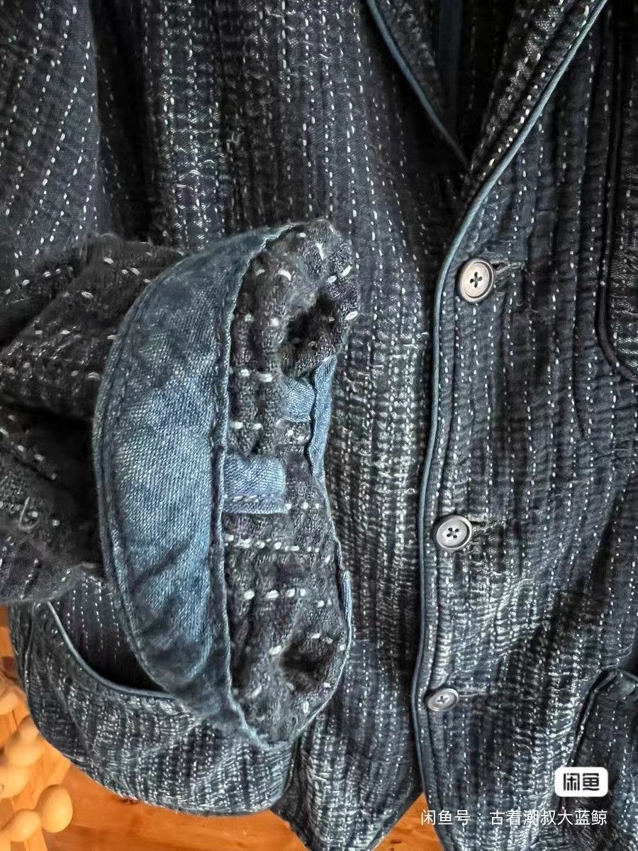 Porter Classic Porter Classic Indigo Sashiko Suit Jacket Size US M / EU 48-50 / 2 - 4 Thumbnail