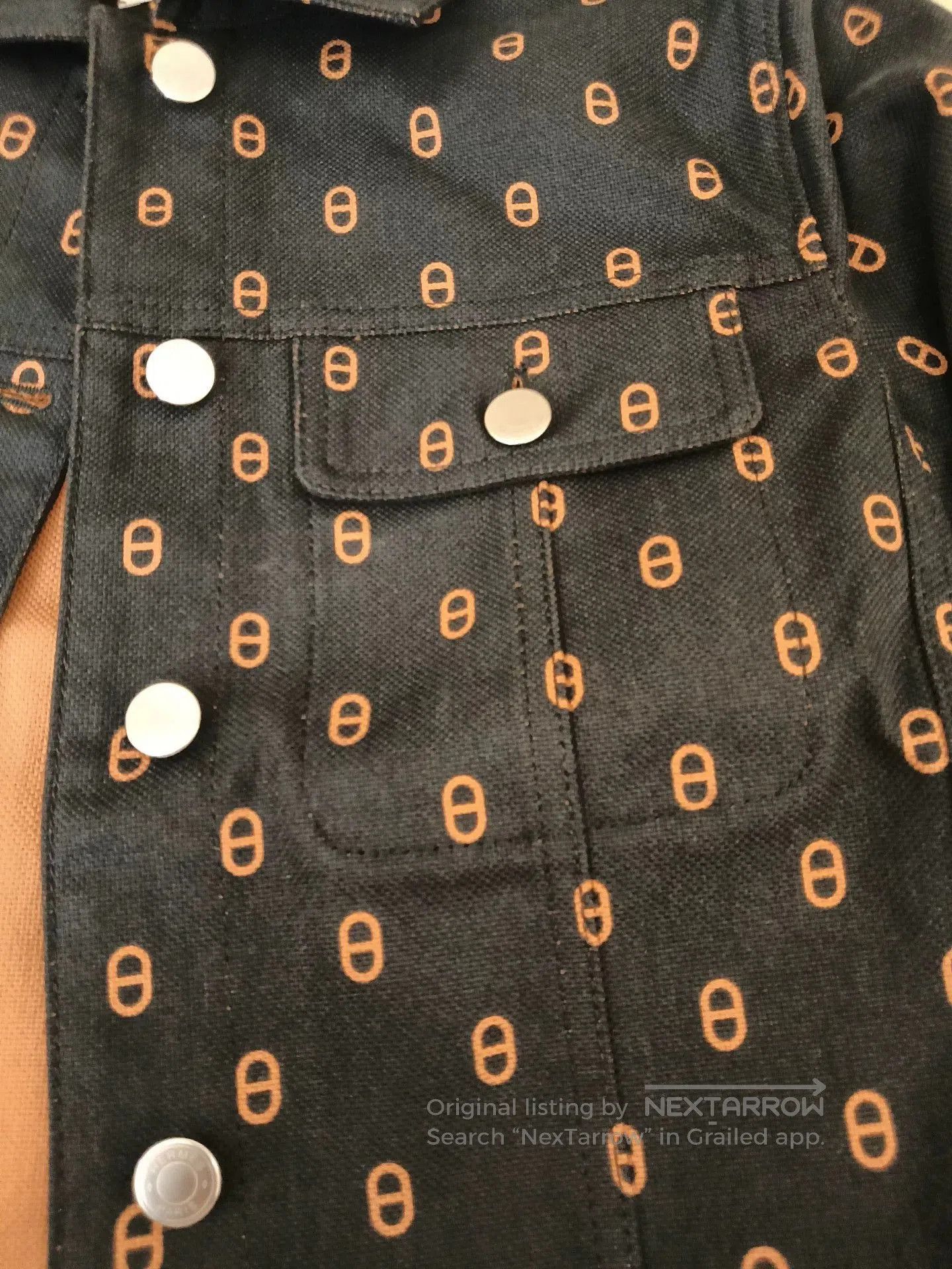Hermes Hermes Cotton Print Denim Jacket. Size US M / EU 48-50 / 2 - 3 Thumbnail