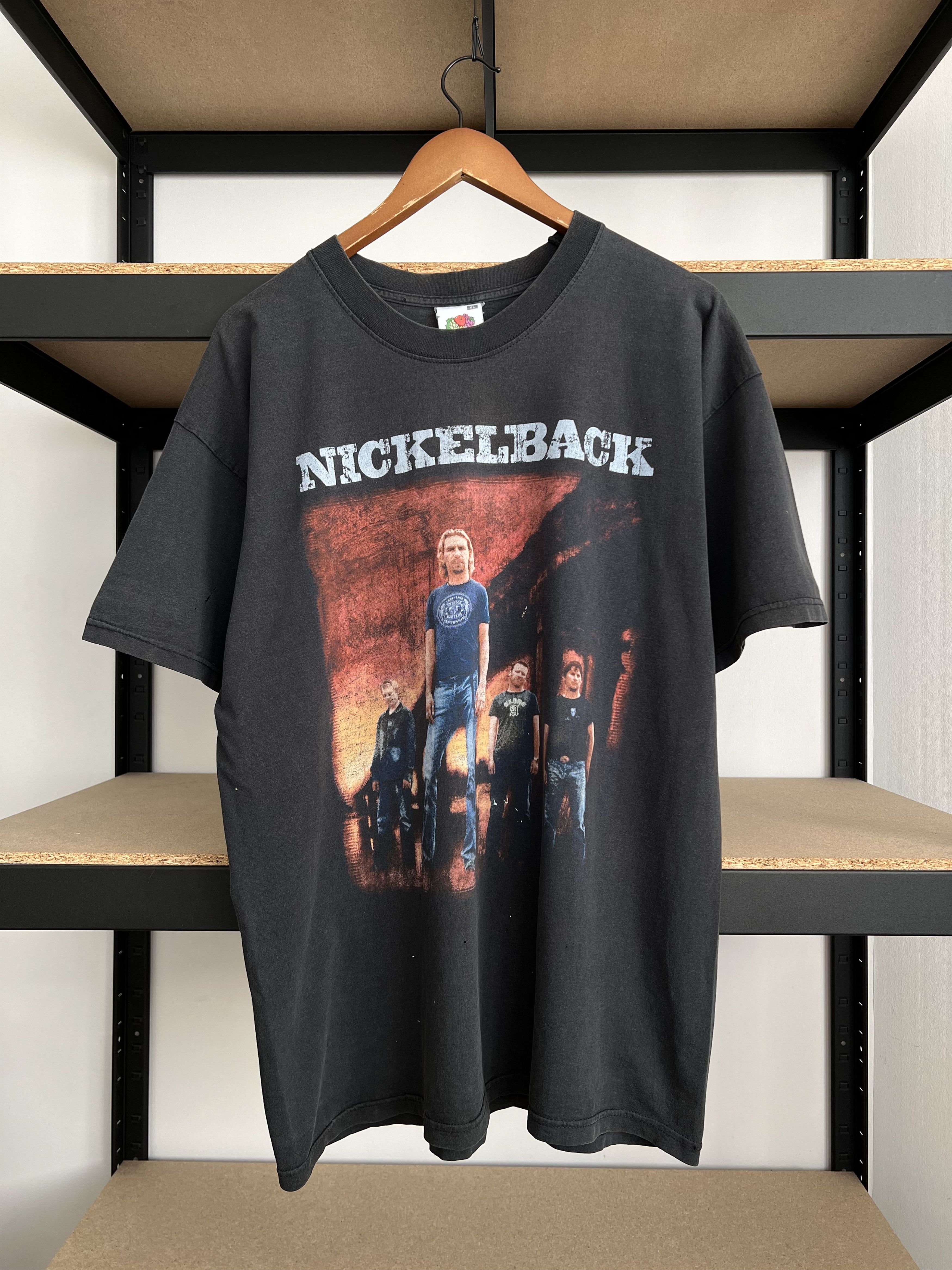 Band Tees Vintage 2003 Nickelback The Long Road Tour 03/04 T-shirt Size US XL / EU 56 / 4 - 3 Thumbnail
