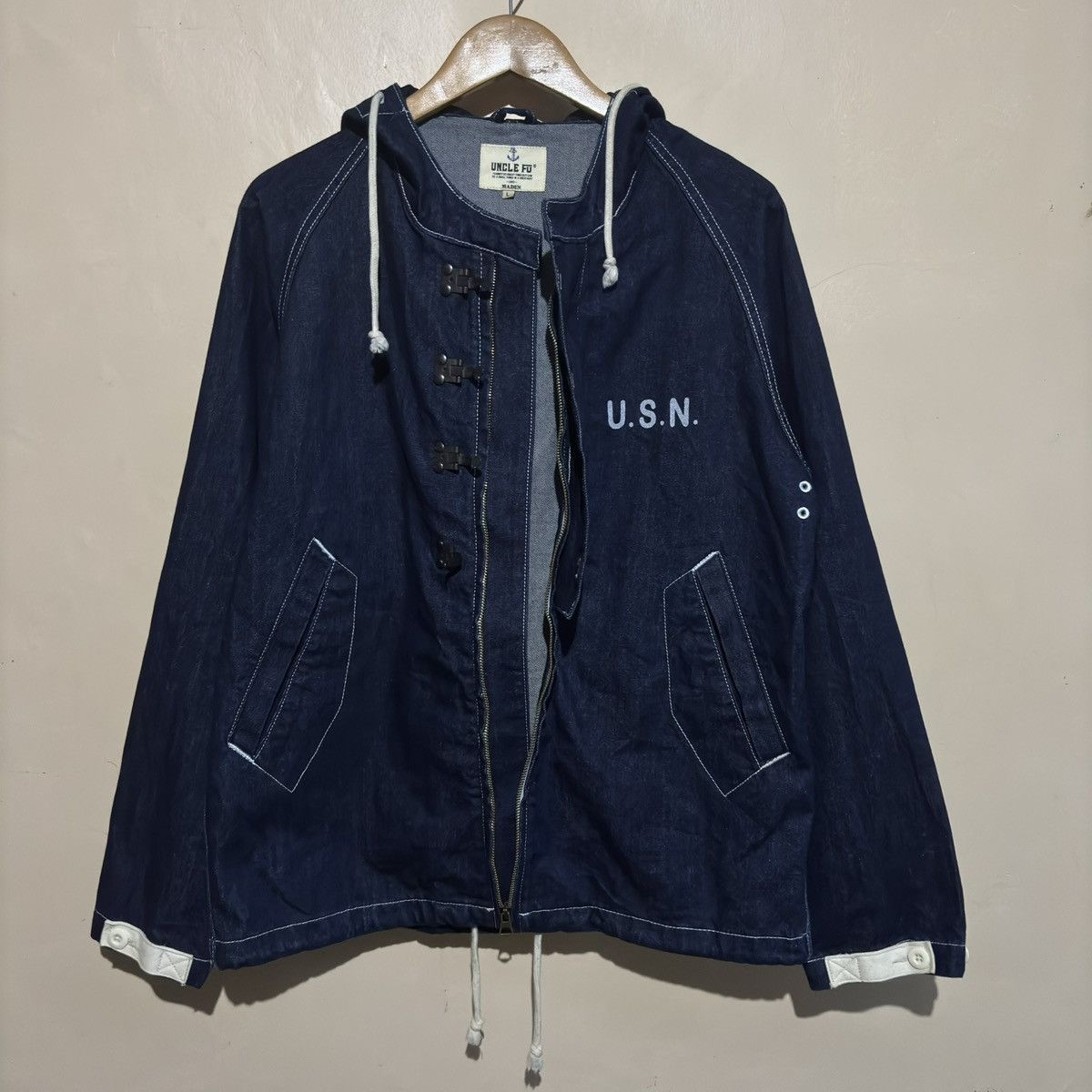 Other Uncle FU U. S. N Pullover Denim Size US L / EU 52-54 / 3 - 11 Thumbnail
