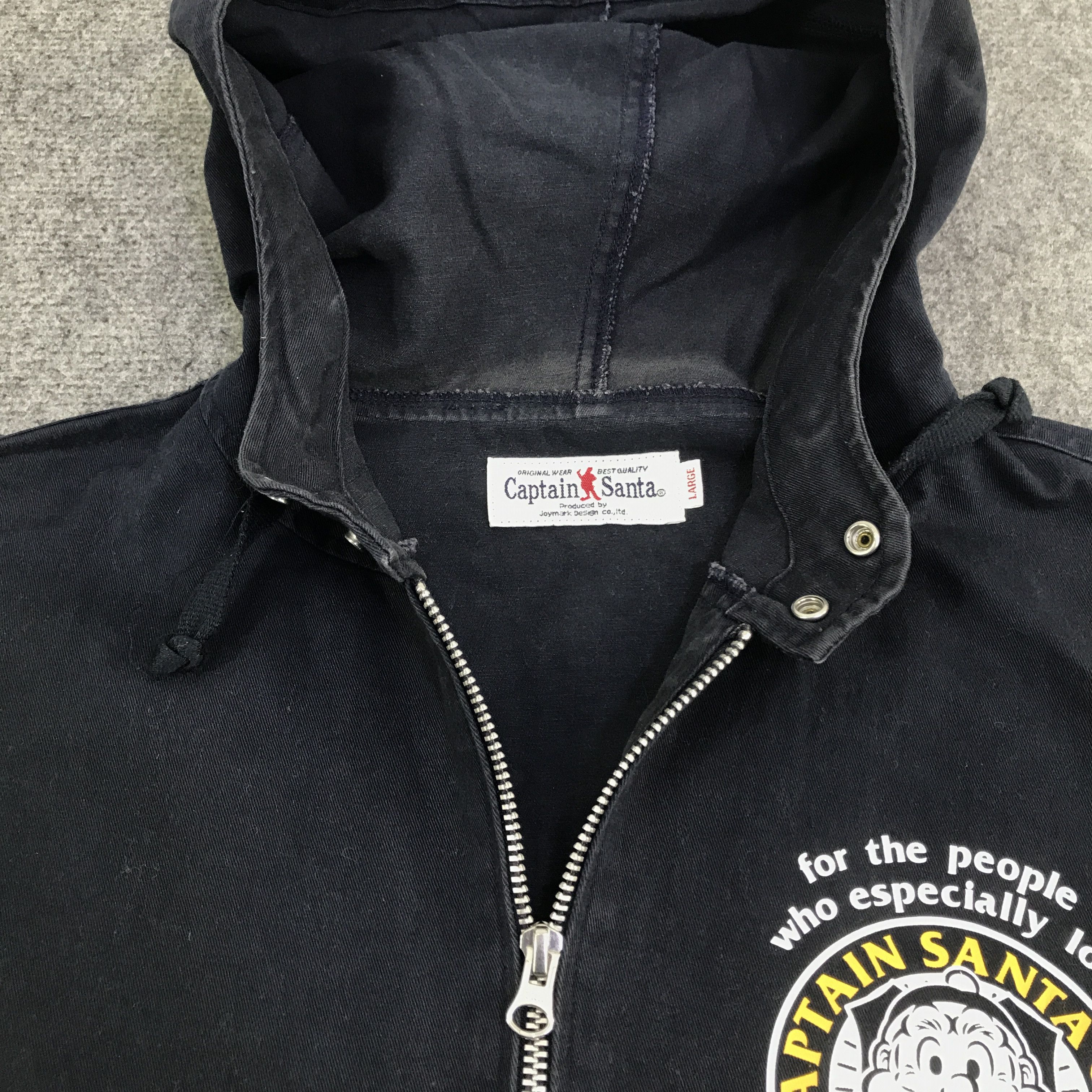 Japanese Brand Vintage captain santa club Navy colour Faded jacket K126B2 Size US L / EU 52-54 / 3 - 5 Thumbnail