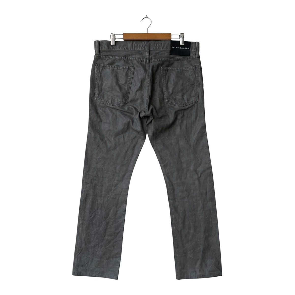 Ralph Lauren Archival Ralph Lauren Straight Fit Coated Cotton Trousers Size US 32 / EU 48 - 2 Thumbnail