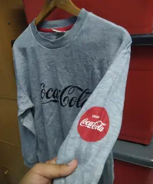 Coca Cola Coca-Cola 2019 Official Licensed Script Logo Grey Size US L / EU 52-54 / 3 - 5 Thumbnail