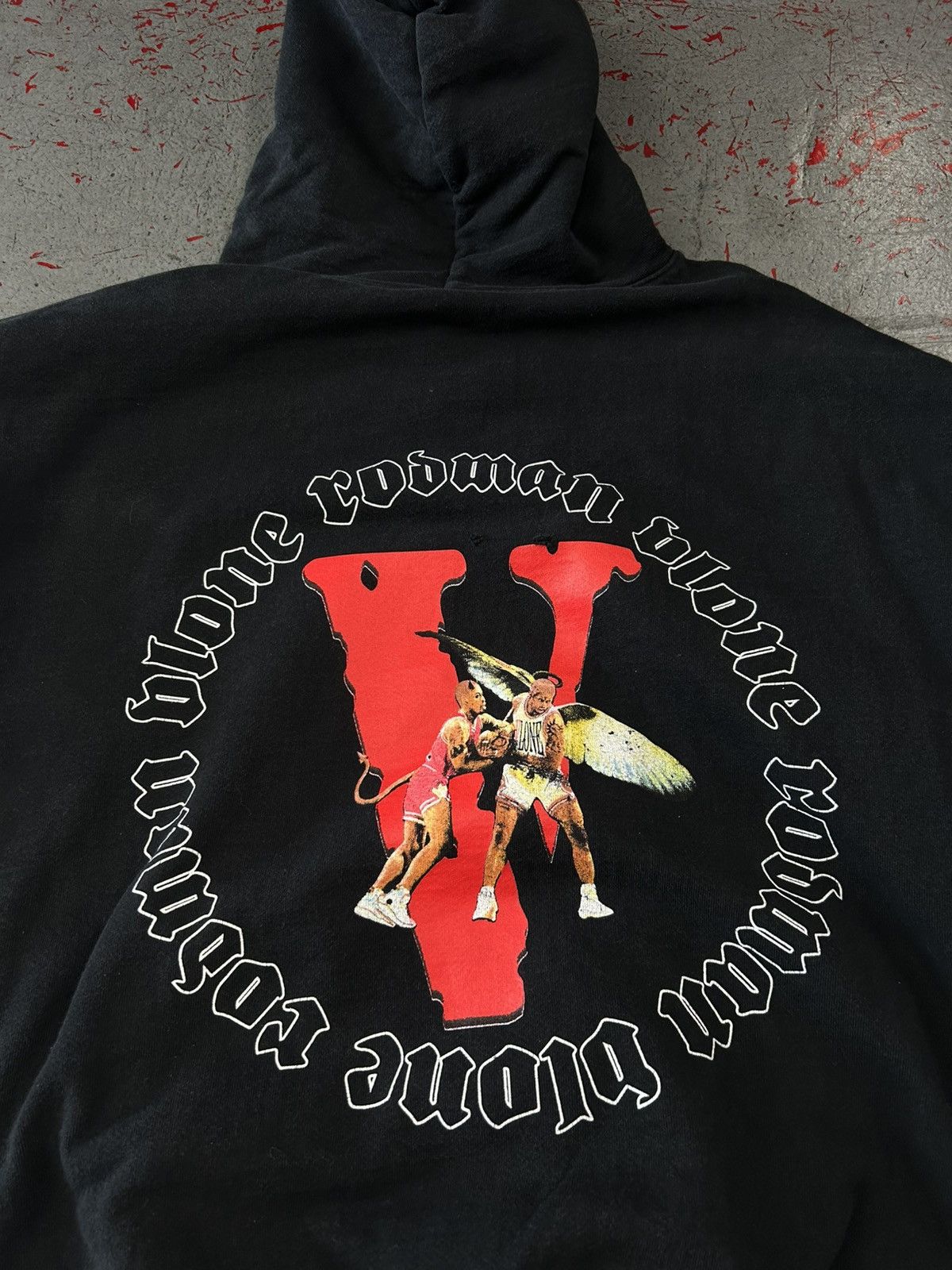 Vlone Vlone Rodman Devil Hoodie Size 2XL Size US XXL / EU 58 / 5 - 4 Thumbnail