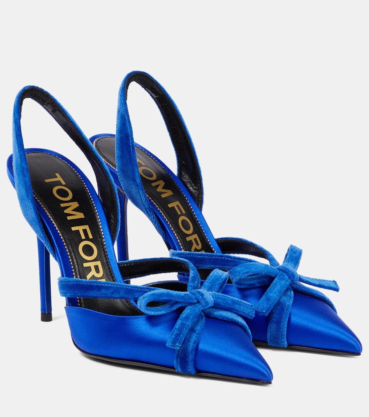 Tom Ford o1y0126 Slingback Pumps in Bright Blue Size US 7 / IT 37 - 1 Thumbnail