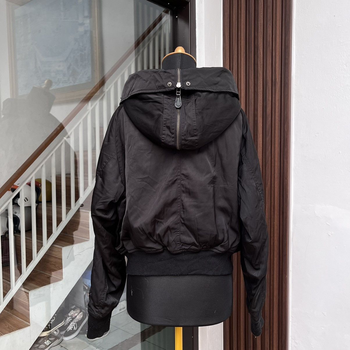 Japanese Brand Y2K Bomber Jacket Hooded by AZUL Size M / US 6-8 / IT 42-44 - 8 Thumbnail