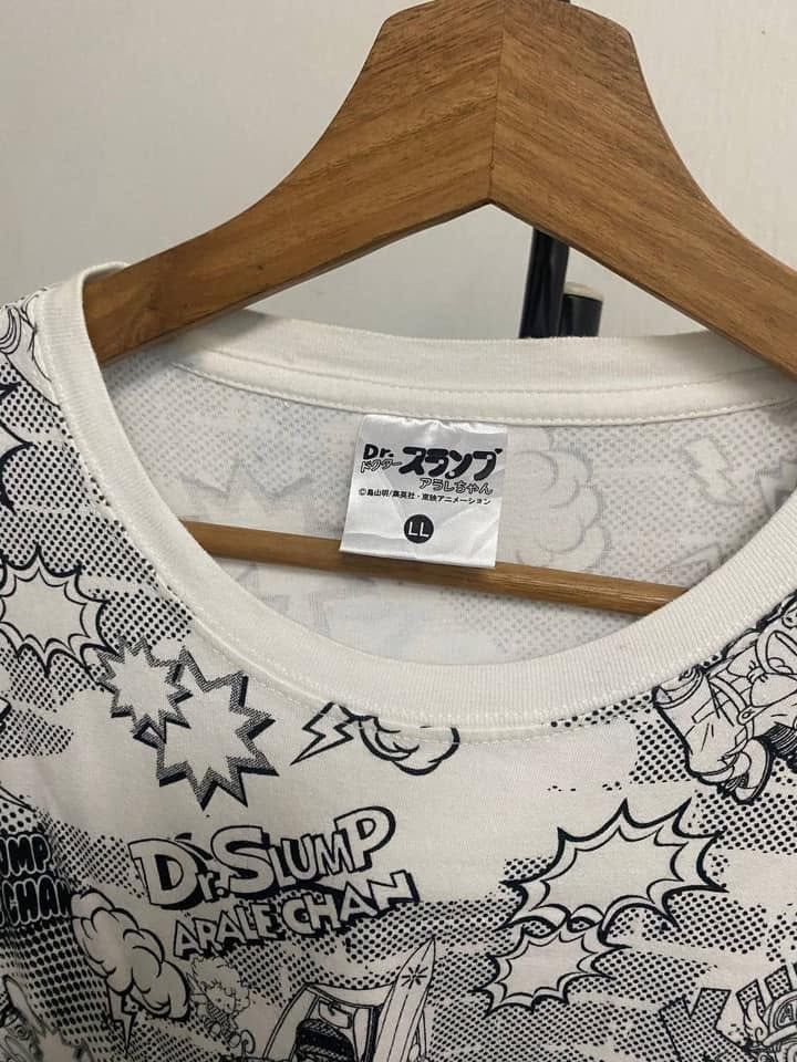 Anime × Cartoon Network × Japanese Brand Dr Slump Arale Chan OverPrint Tshirt Size US L / EU 52-54 / 3 - 5 Thumbnail